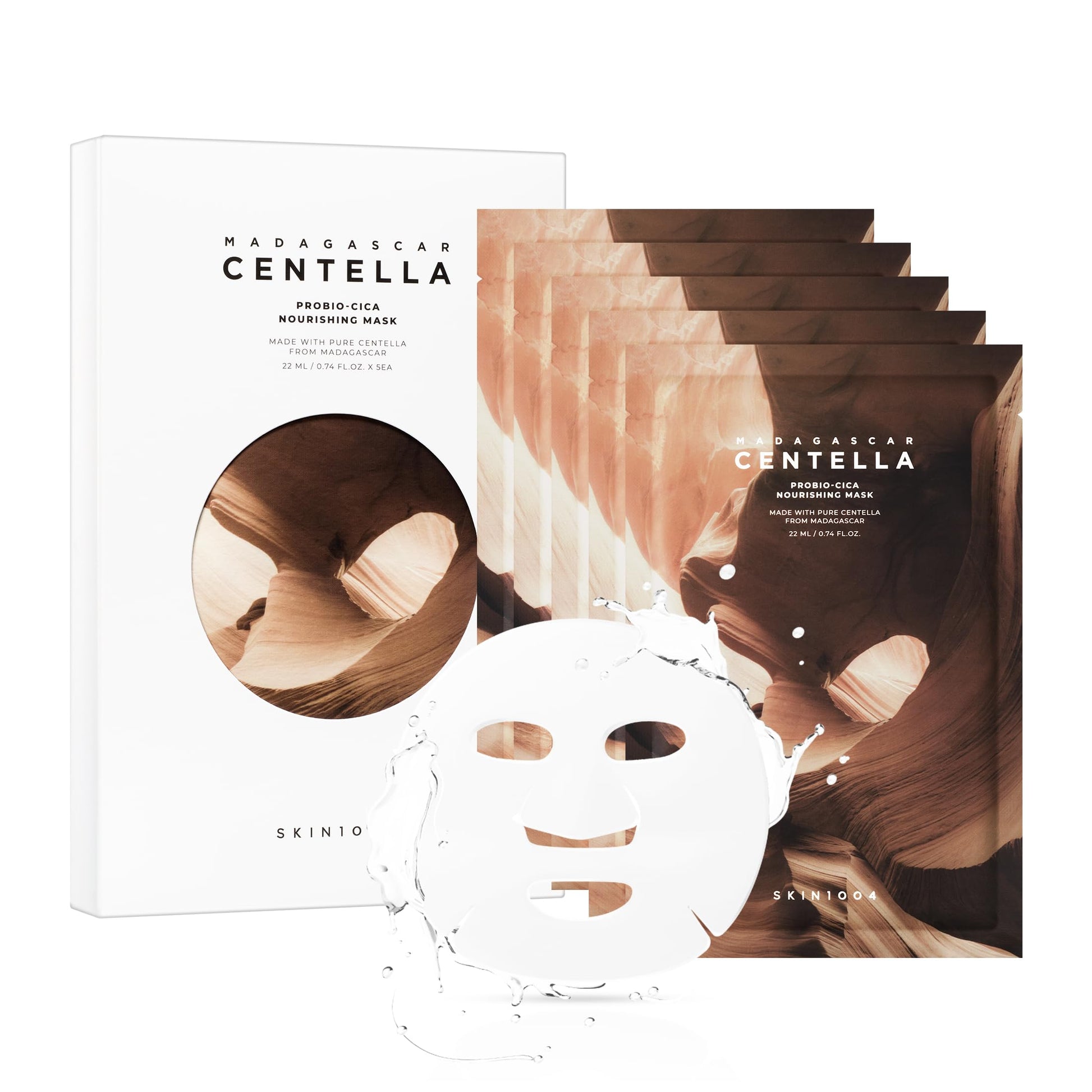 SKIN1004 Madagascar Centella Probio-Cica Nourishing Mask, Face Masks Skincare for Skin Barrier