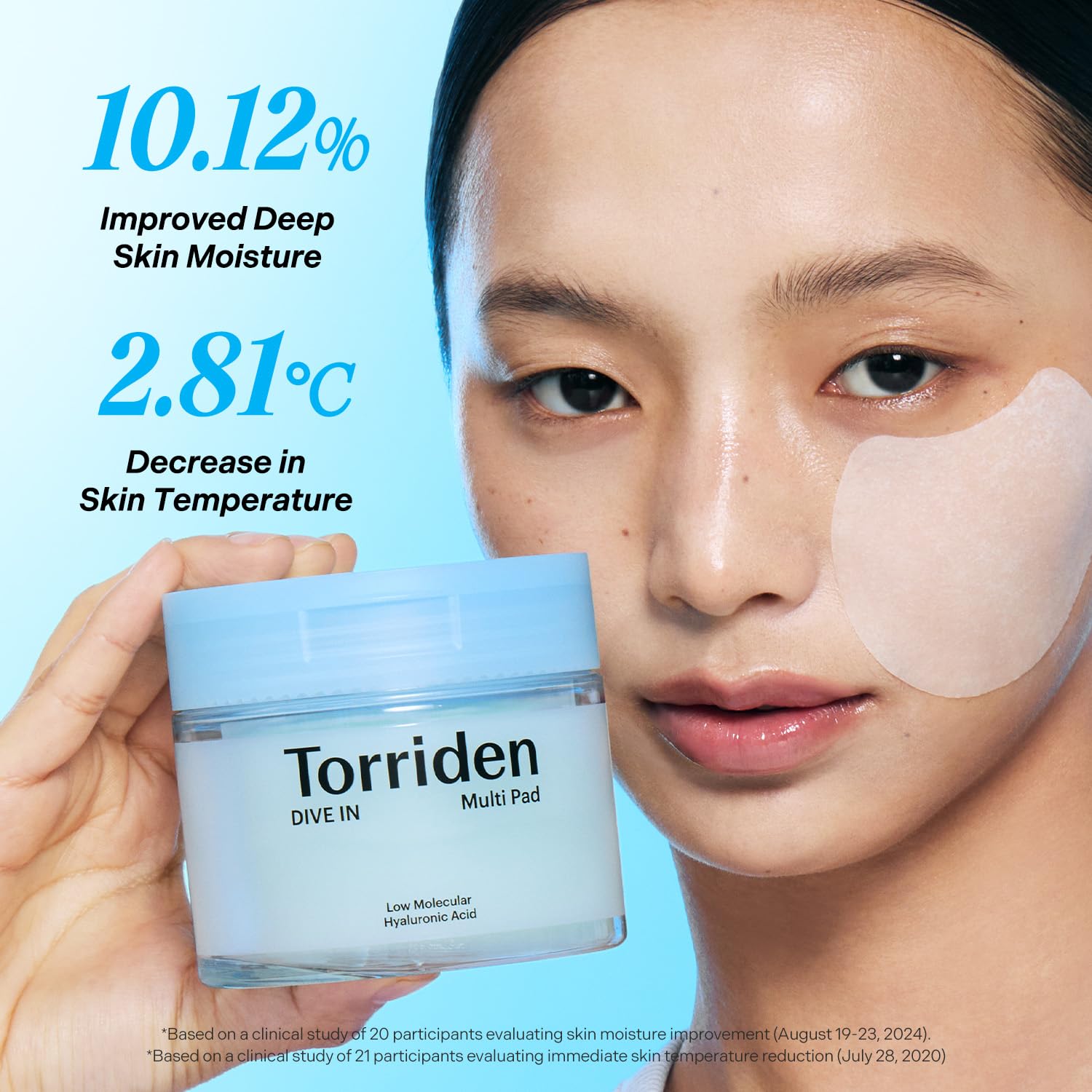Torriden DIVE IN Multi Pad (80 pads) | Serum infused Facial Pads for Cooling, Soothing, Hydrating