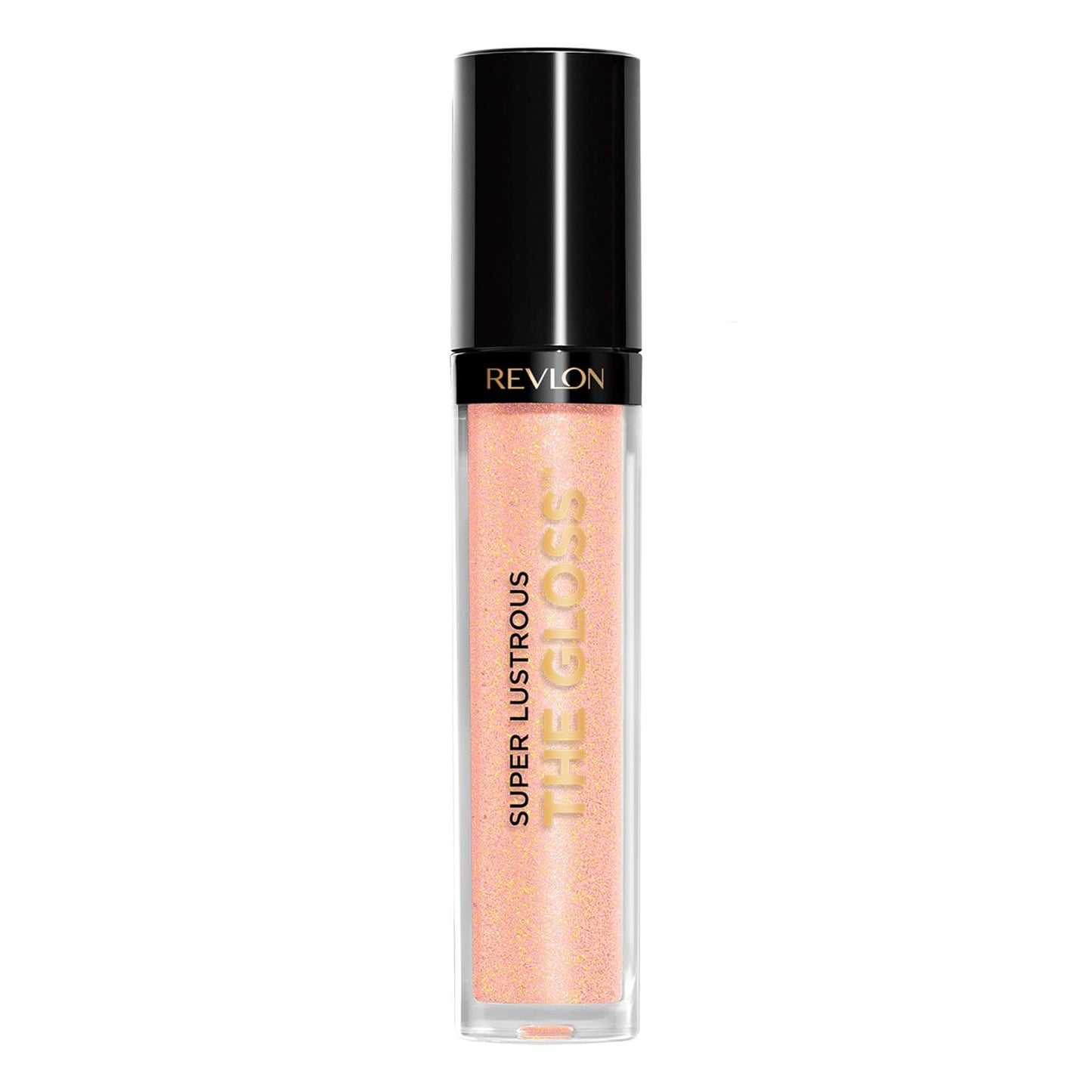 Revlon Super Lustrous Lip Gloss, Non-Sticky, Hydrating, High Shine Finish, 205 Snow Pink, 0.13 oz