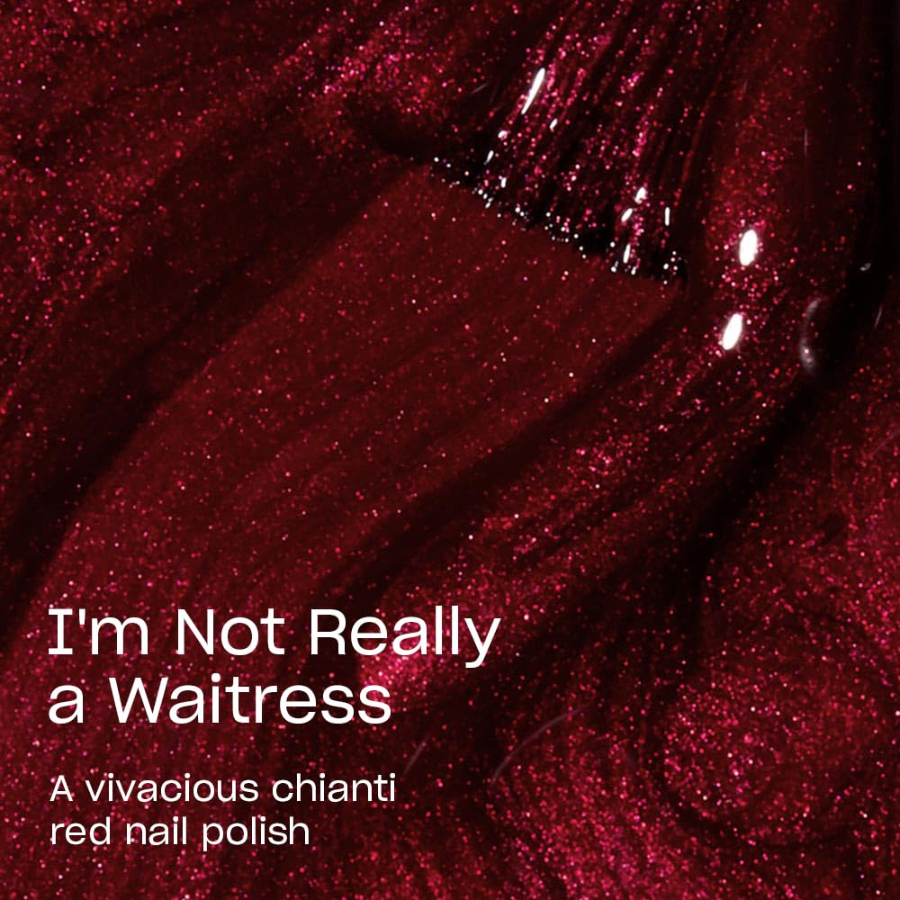 OPI Nail Lacquer I'm Not Really a Waitress | Opaque Dark Red Pearl Polish