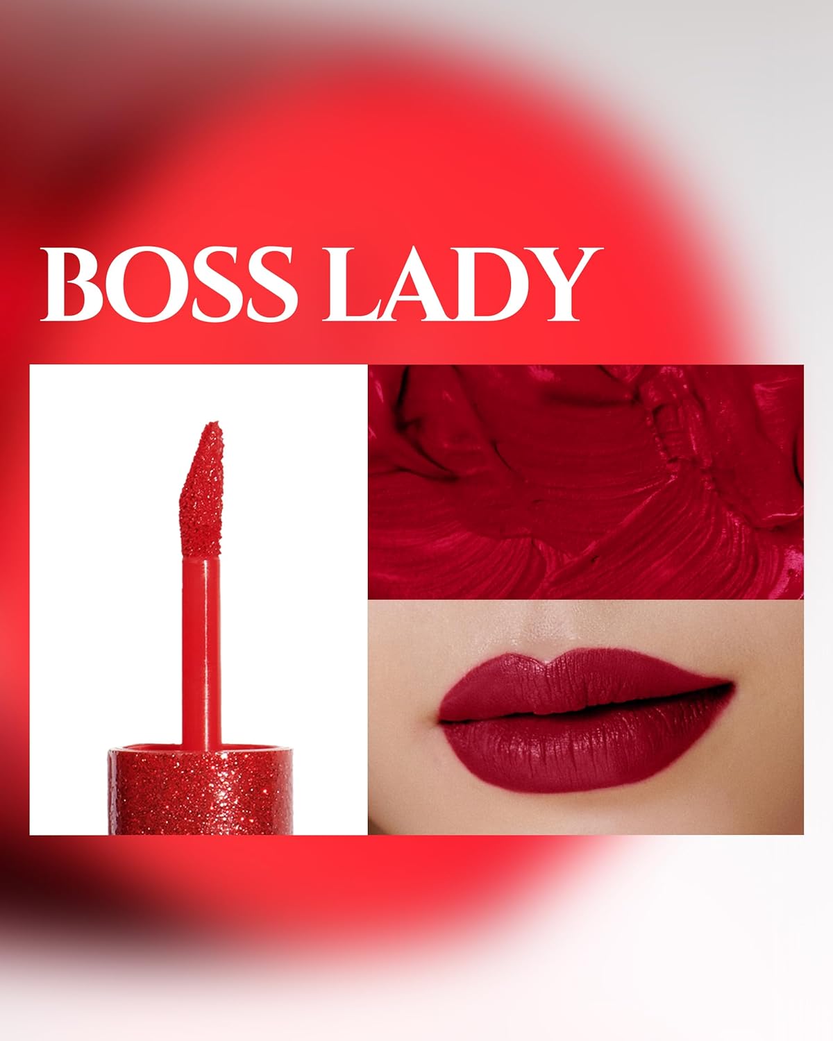 HEVVYMAKEUP Ultra Stay-On Lip Coloring Tint - Vibrant Matte Finish Lip Tint - Long Lasting Airy Weightless Lips with Perfect Fixing - Korean Lip Makeup, Boss Lady, 0.11oz.