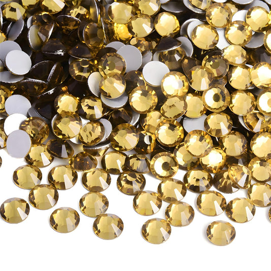Flatback Rhinestones Round Gems for Nails Art and Crafts 4000Pcs SS12 3mm Glitter Crystals Stone