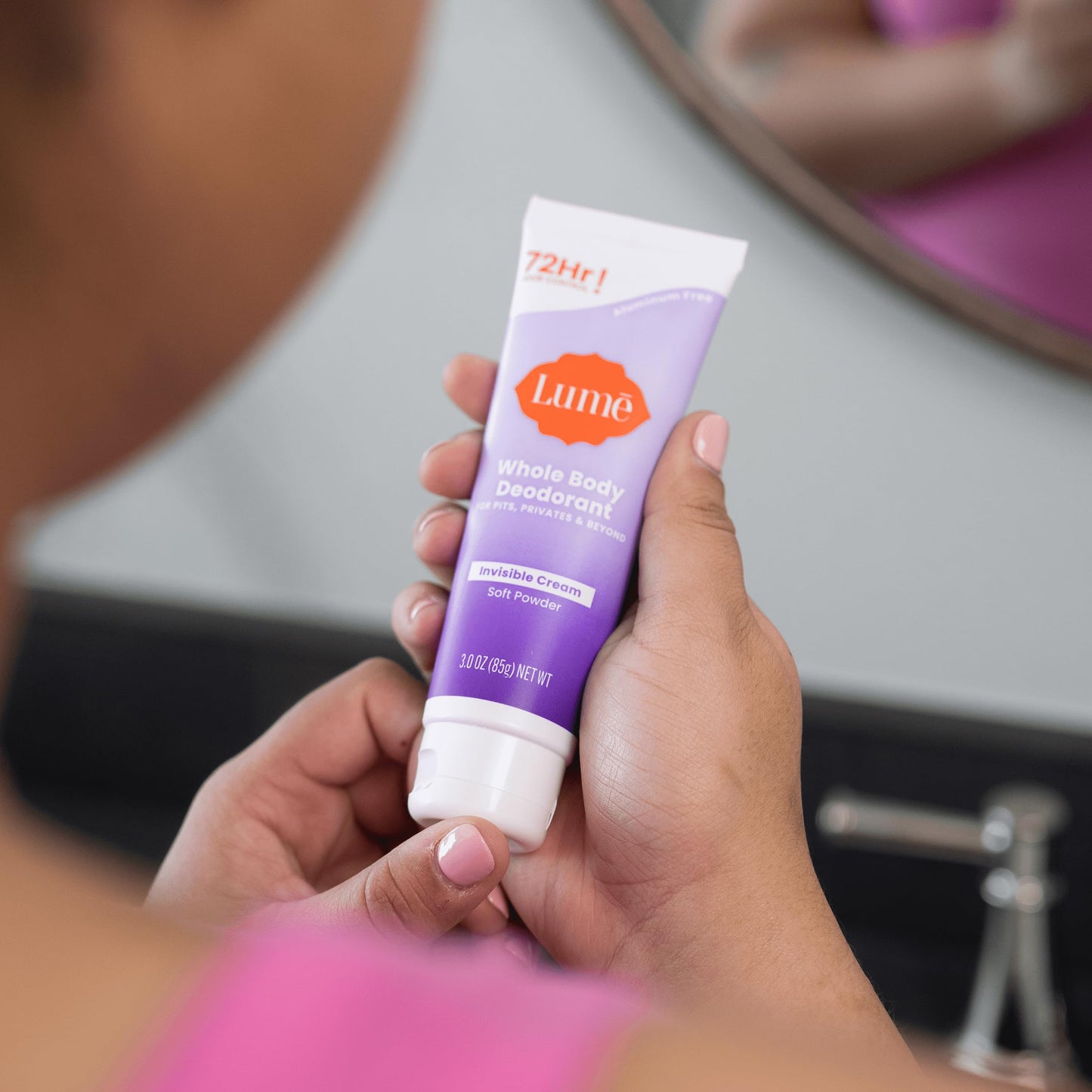 Lume Whole Body Deodorant - Cream Tube - 3 oz (Soft Powder)