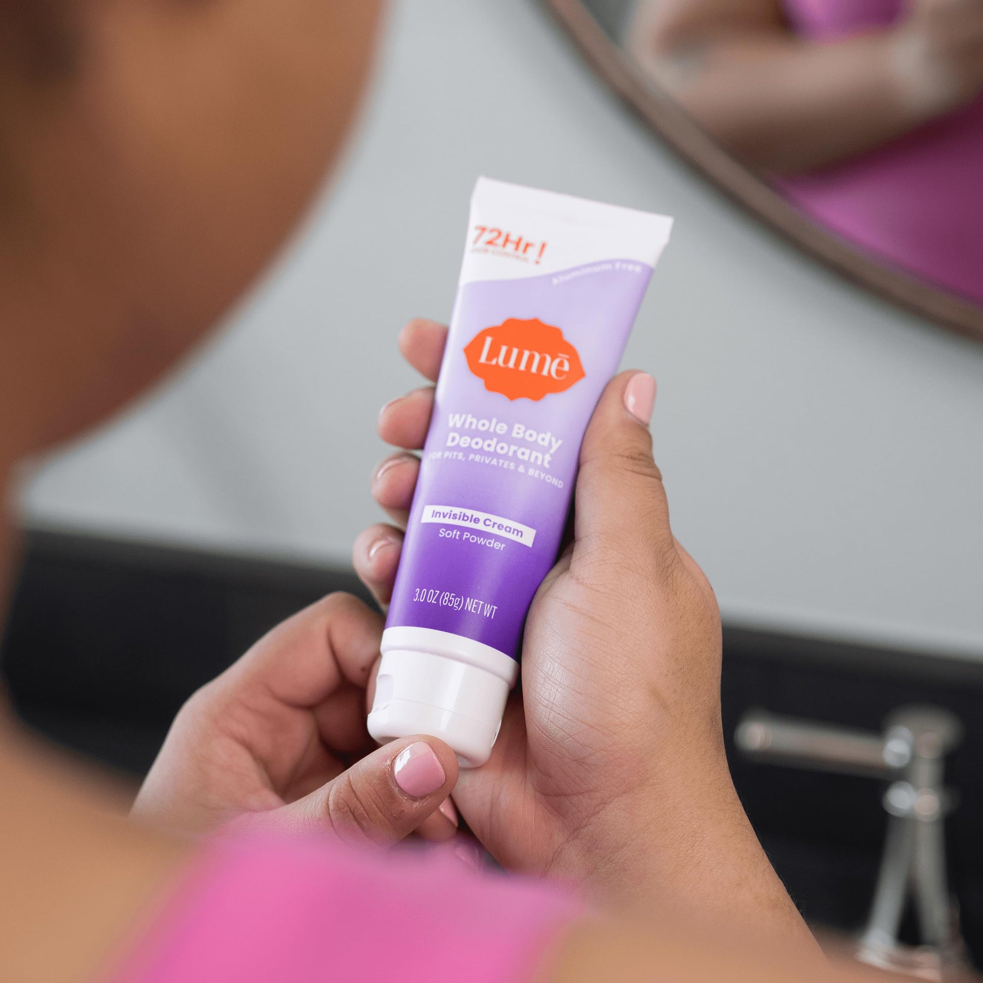 Lume Whole Body Deodorant - Cream Tube - 3 oz (Soft Powder)