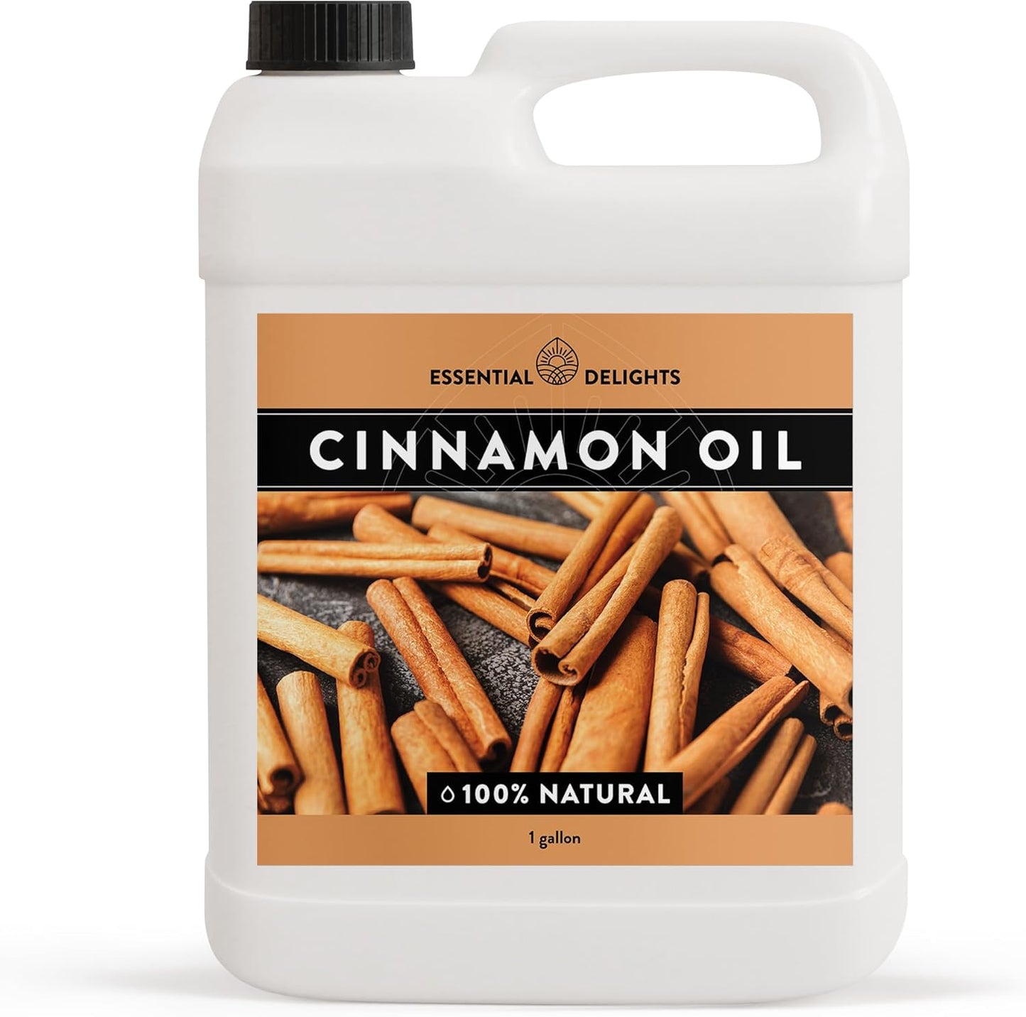 Cinnamon Essential Oil by Essential Delights - Premium Grade Essential Oil | for Aromatherapy, Soaps, & Candles | Vegan & Cruelty Free, 128 Fl.Oz., Bulk Size