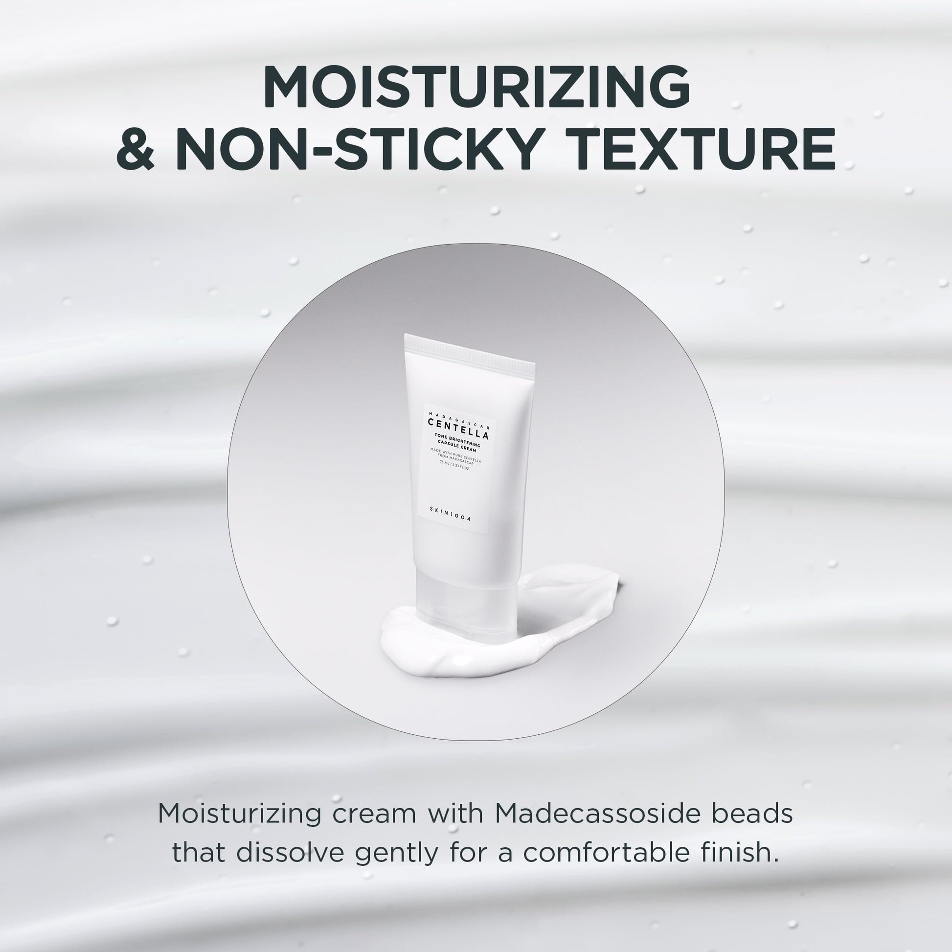 SKIN1004 Tone Balancing Capsule Cream, Korean Face Moisturiser with Madewhite, Niacinamide &