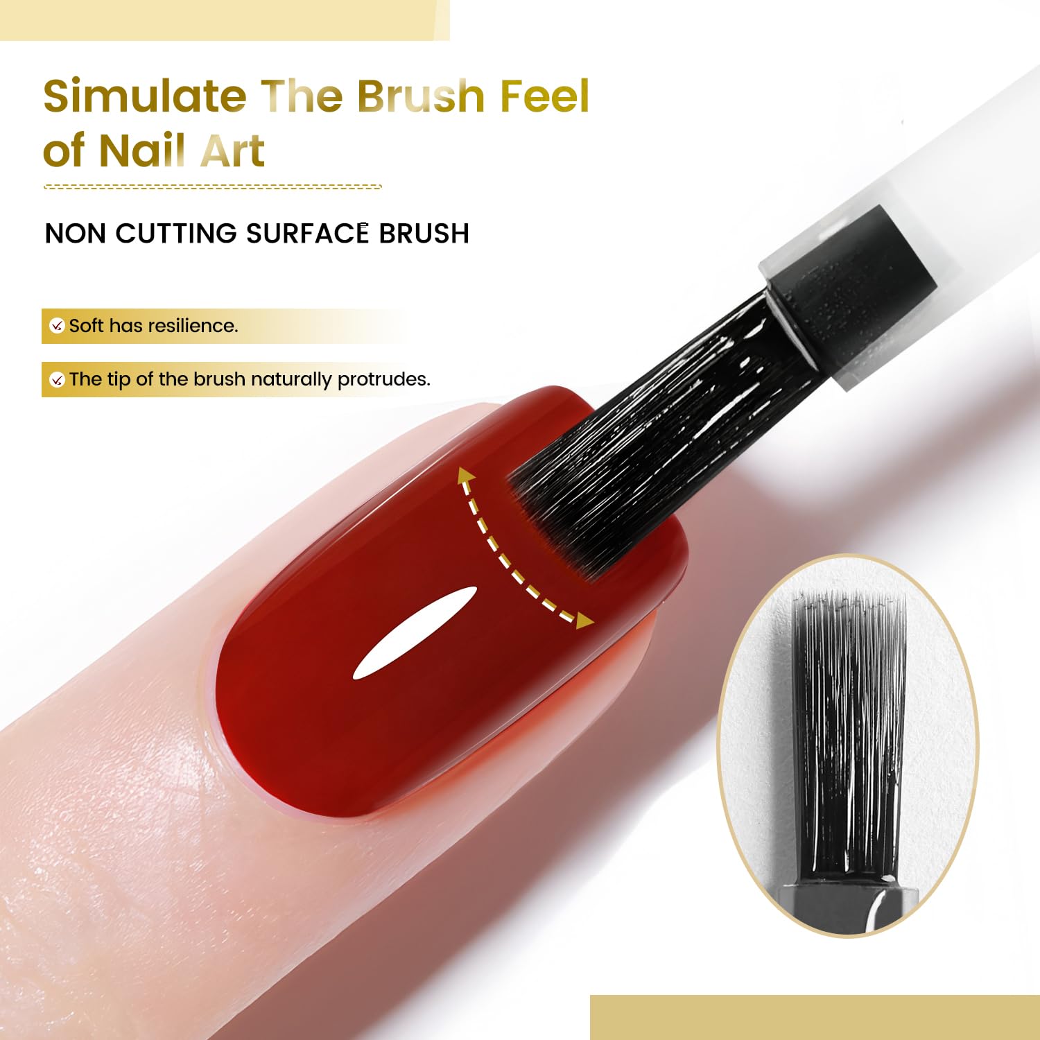 JODSONE Stain-Resistant Gel Top Coat - 16.5ml No Wipe Crystal Top Coat Gel Nail Polish, Anti-Stain