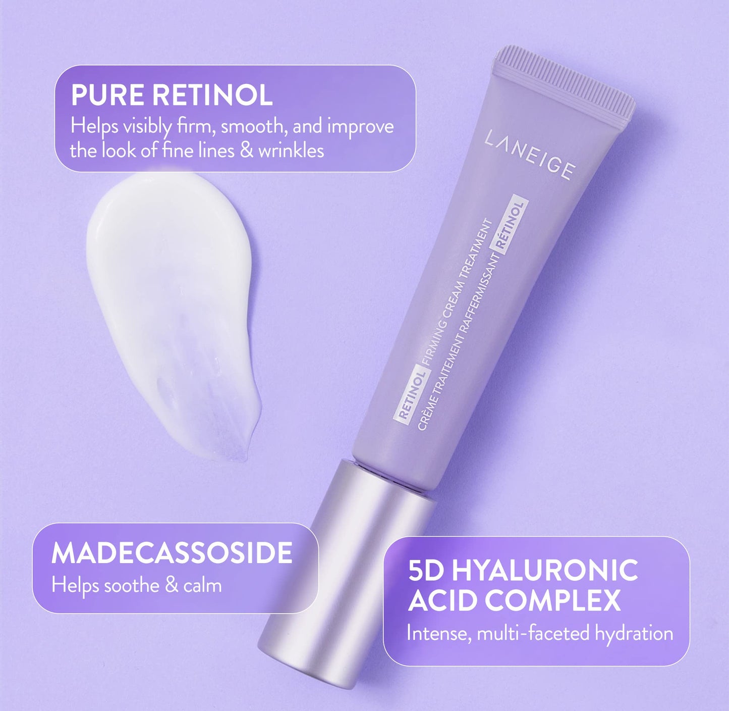 LANEIGE Retinol Firming Cream Treatment: Anti-Aging Moisturizer to Visibly Firm Skin & Smooth Fine