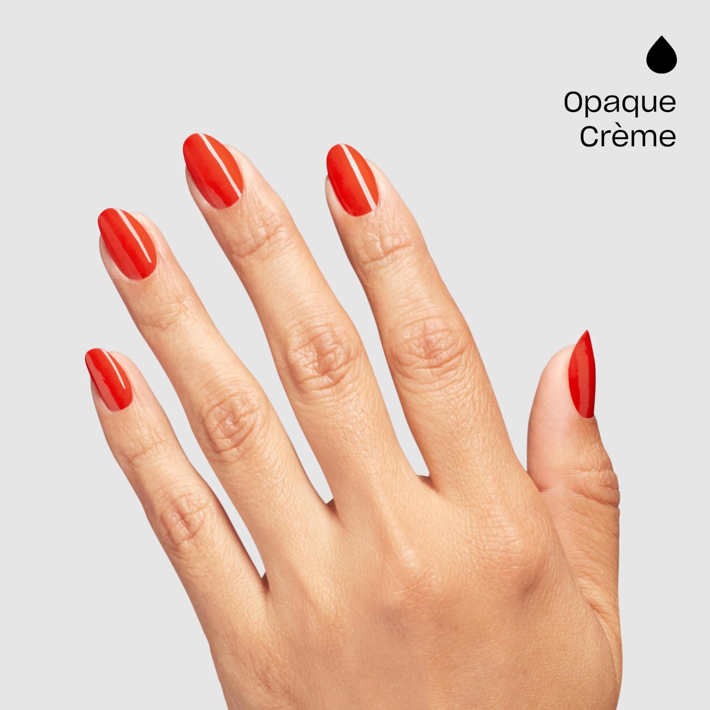 OPI Nail Lacquer Totally Red-ical | Opaque Bright Warm Red Orange