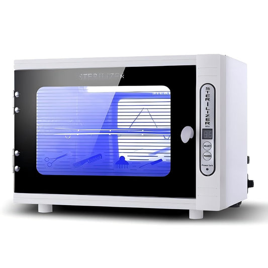 Nail Tool Sterilizers UV 12L Lighting Autoclave Machine for Labs, Salons & Home