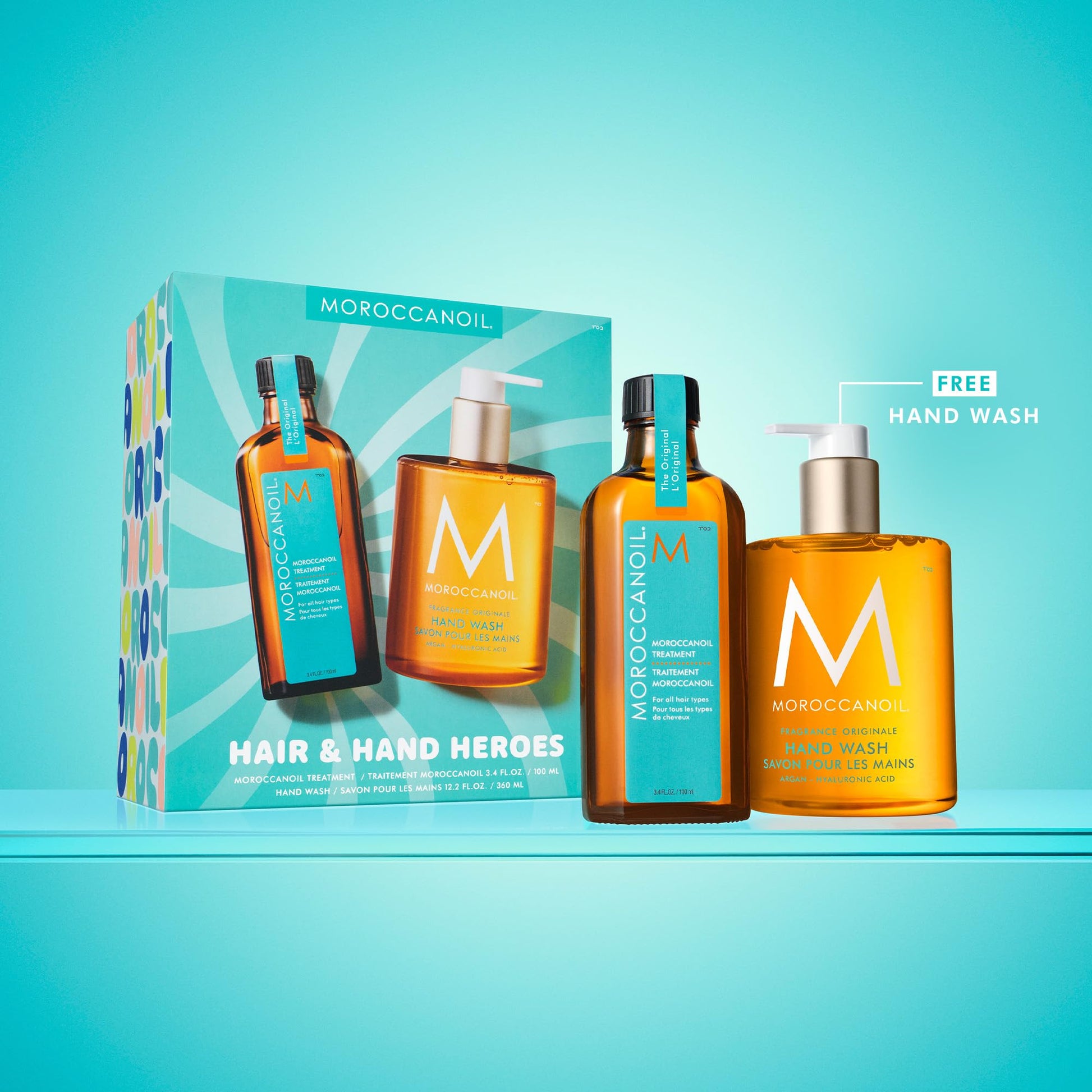 Moroccanoil Treatment Hair Oil & Hand Wash Gift Set