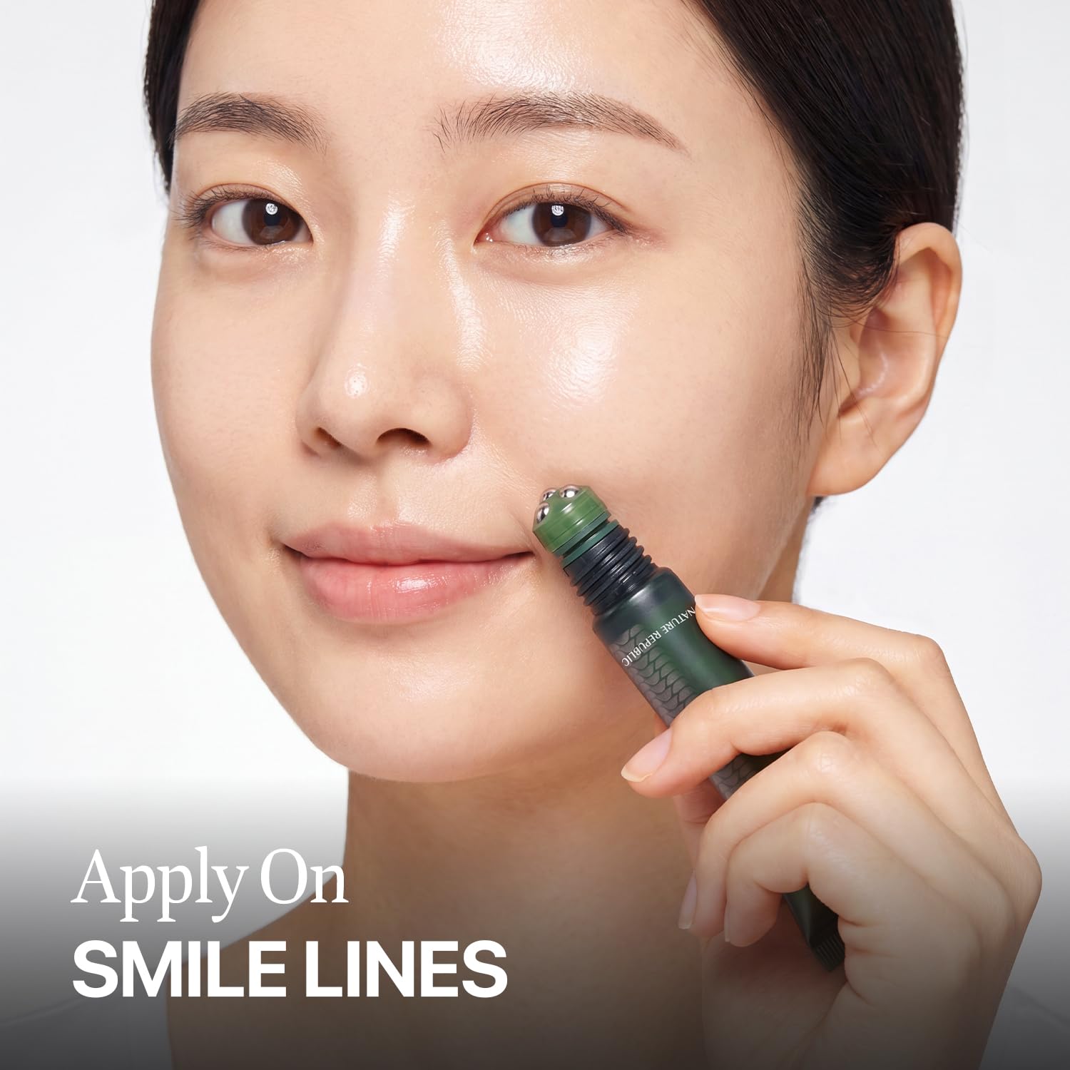 Nature Republic Real Squeeze Aloe Vera Eye Serum | Under Eye Roller for Dark Circles & Puffiness