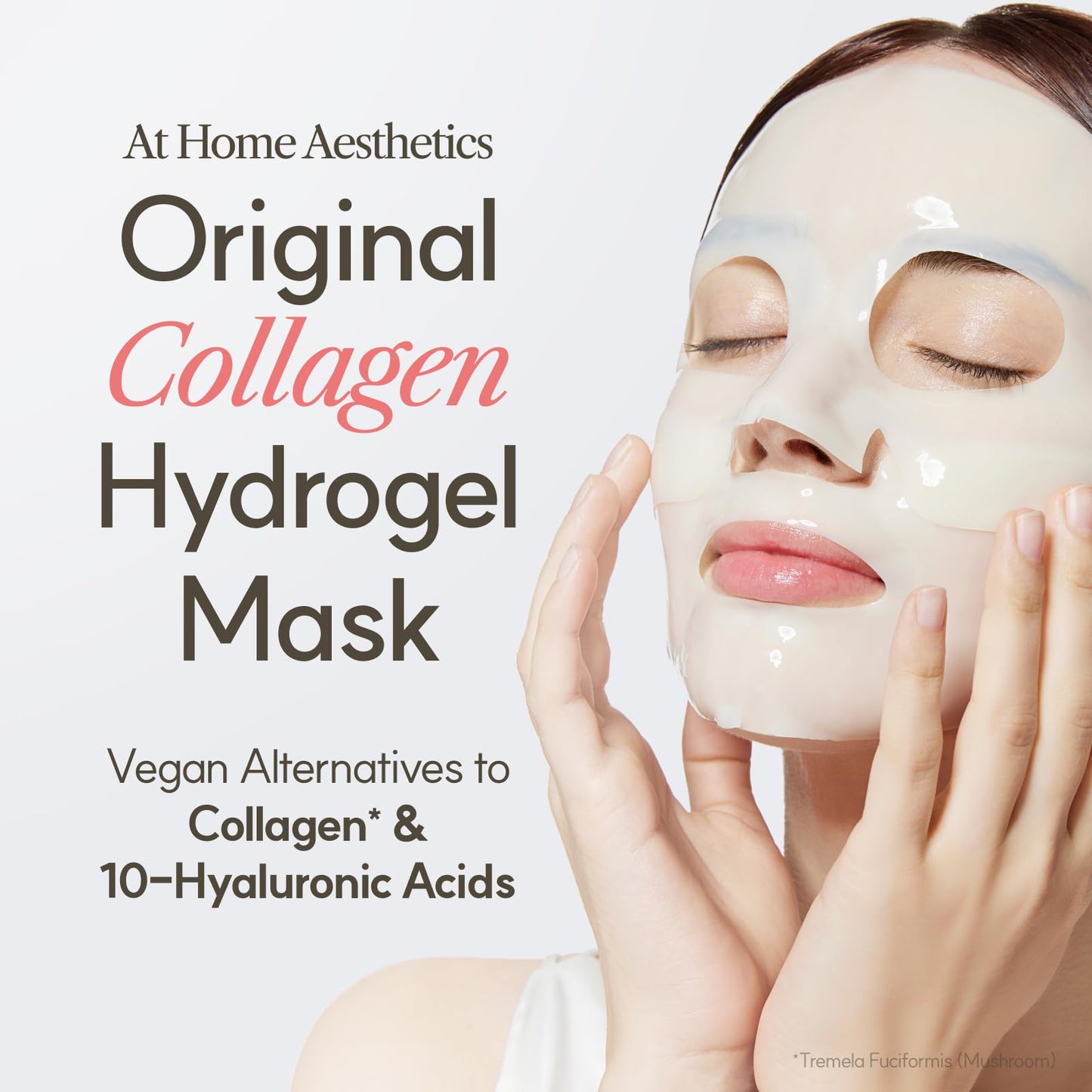 THE FACE SHOP Original Vegan Collagen Face Mask, Korean Glass Skin Essential, Peptide Hydrogel Mask