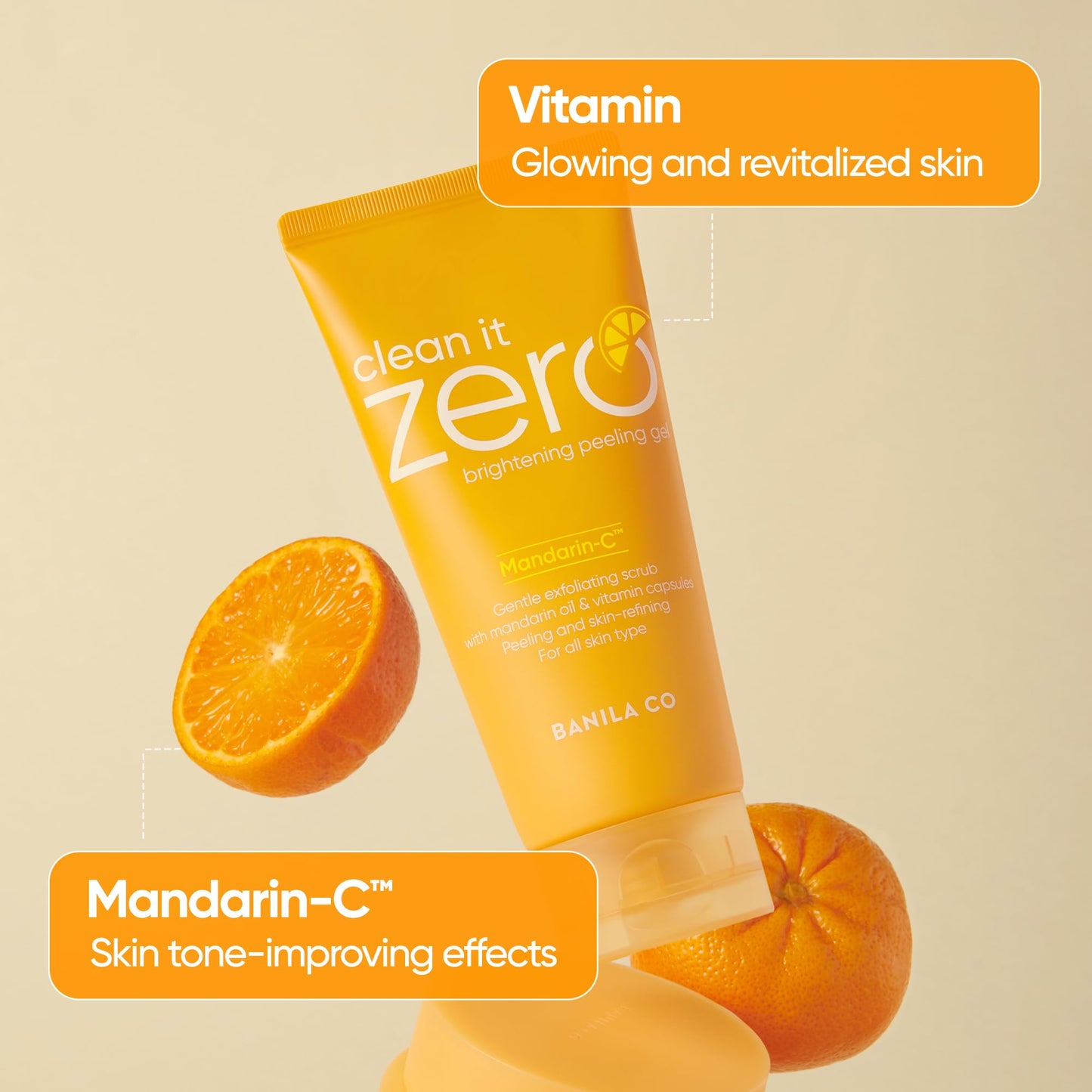 BANILA CO Clean it Zero Brightening Peeling Gel - Exfoliating (4.05 fl oz)