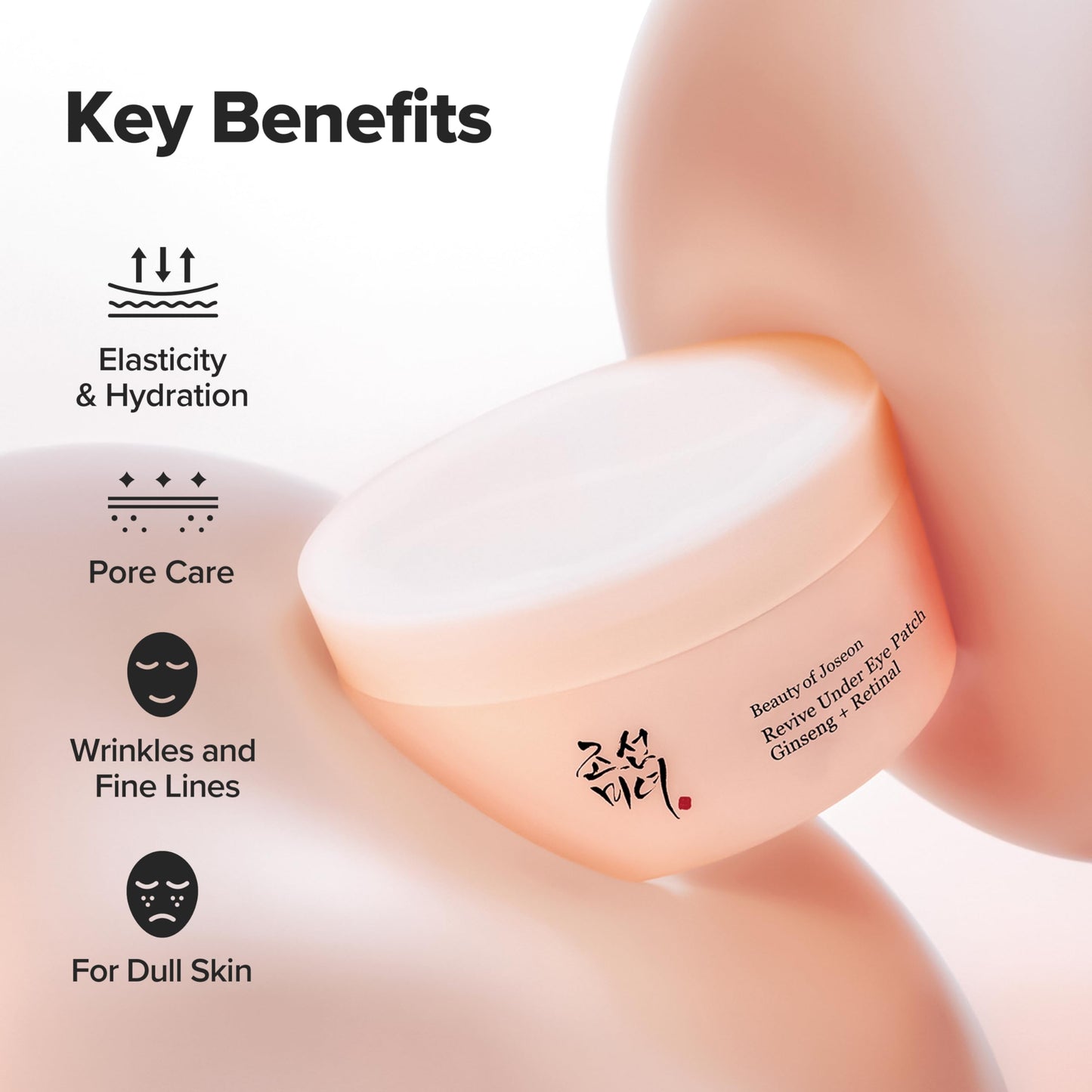 Beauty of Joseon Revive Under Eye Patch with Retinal and Ginseng, for Puffy Eyes, Fine Lines and