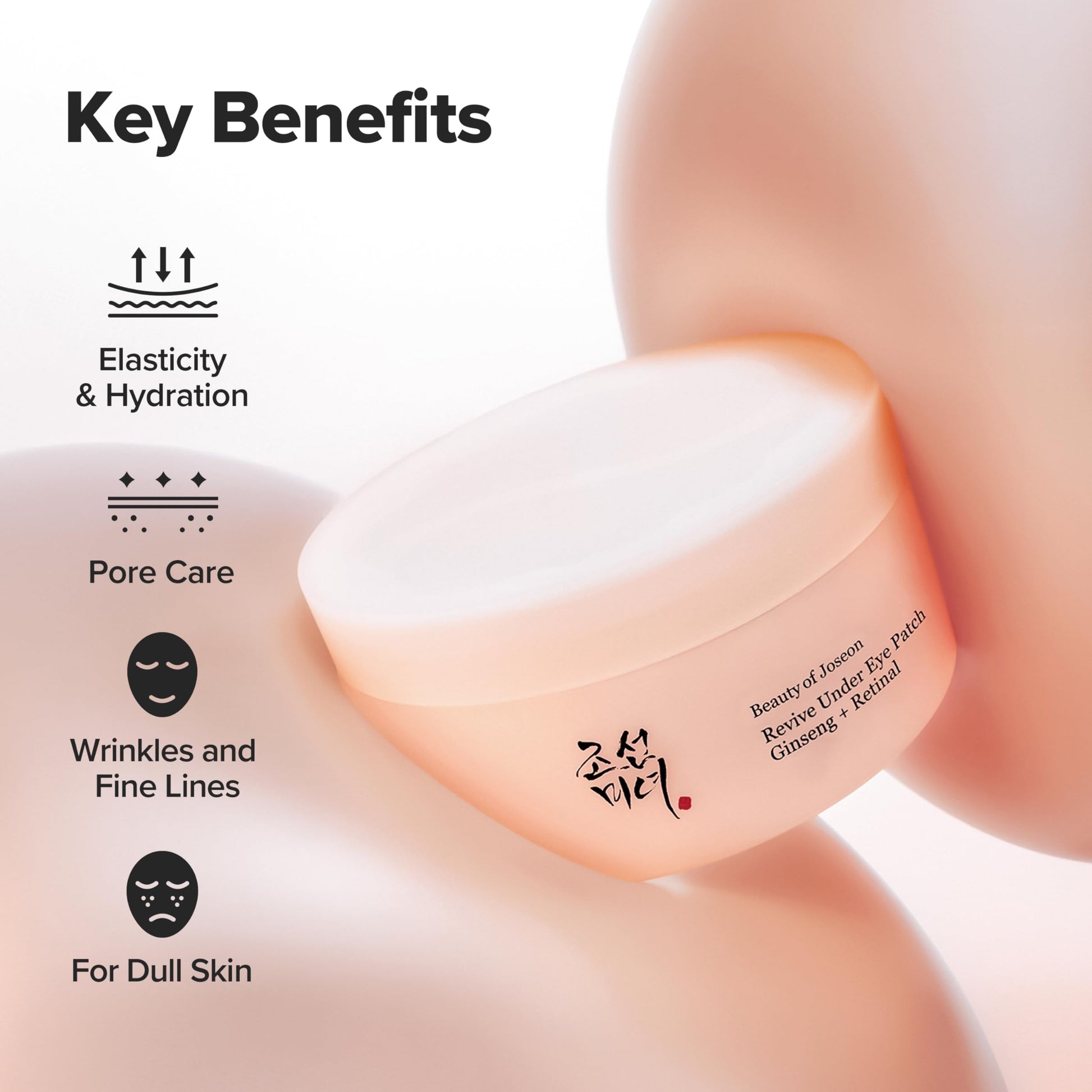 Beauty of Joseon Revive Under Eye Patch with Retinal and Ginseng, for Puffy Eyes, Fine Lines and