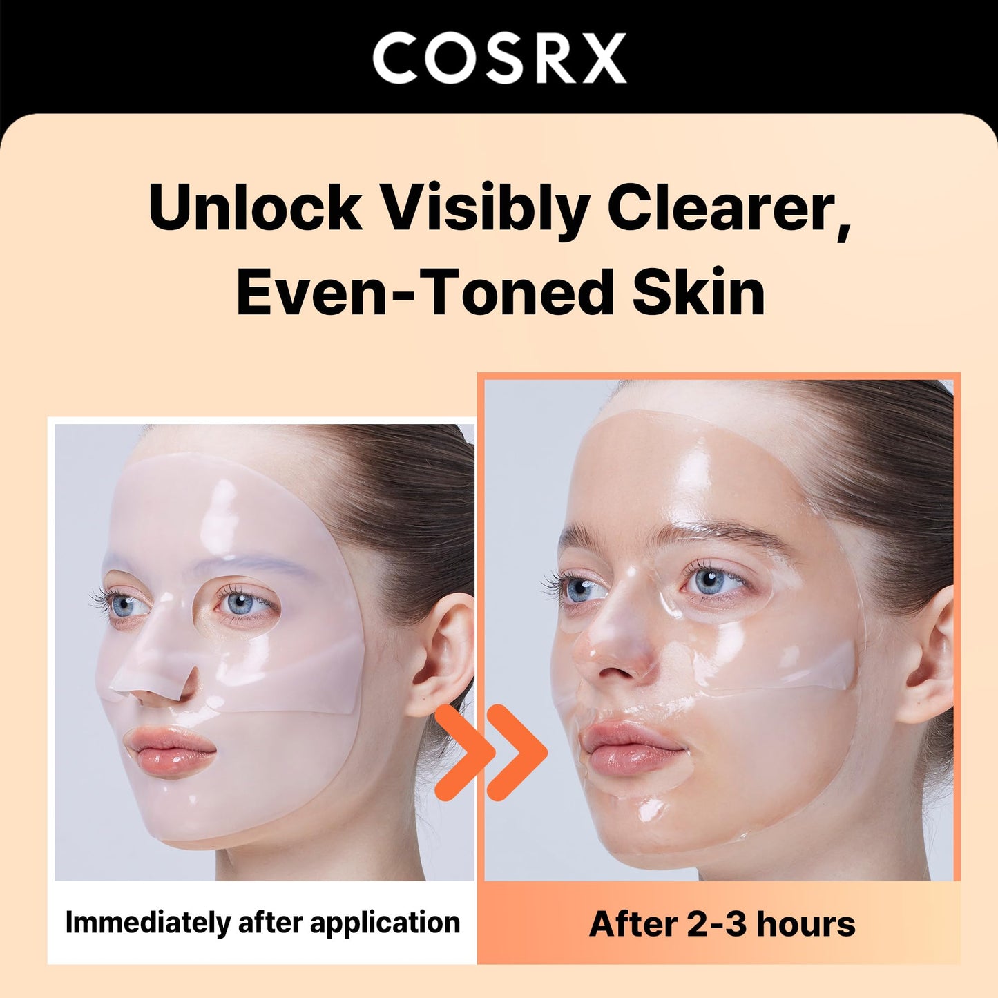 COSRX The Alpha-Arbutin Discoloration Care Hydrogel Face Masks (3EA)