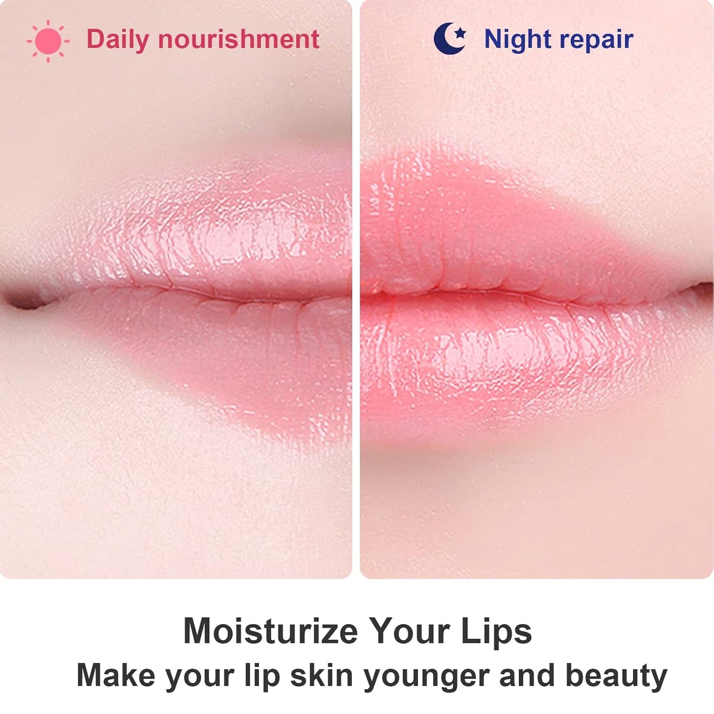 Permotary 30 PCS Collagen Lip Mask Crystal Lip Care Gel Pads for Moisturizing & Reducing Chapped, Smoothing Lip Fine Lines-Lip Patches for Firms & Hydrate and Plump Your Lips，Gold