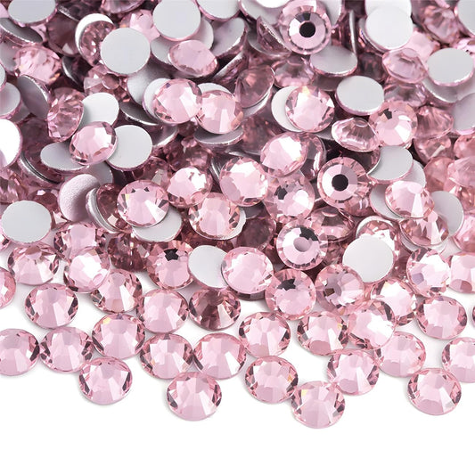 Flatback Rhinestones Round Gems for Nails Art and Crafts 1250Pcs SS20 5mm Glitter Crystals Stone