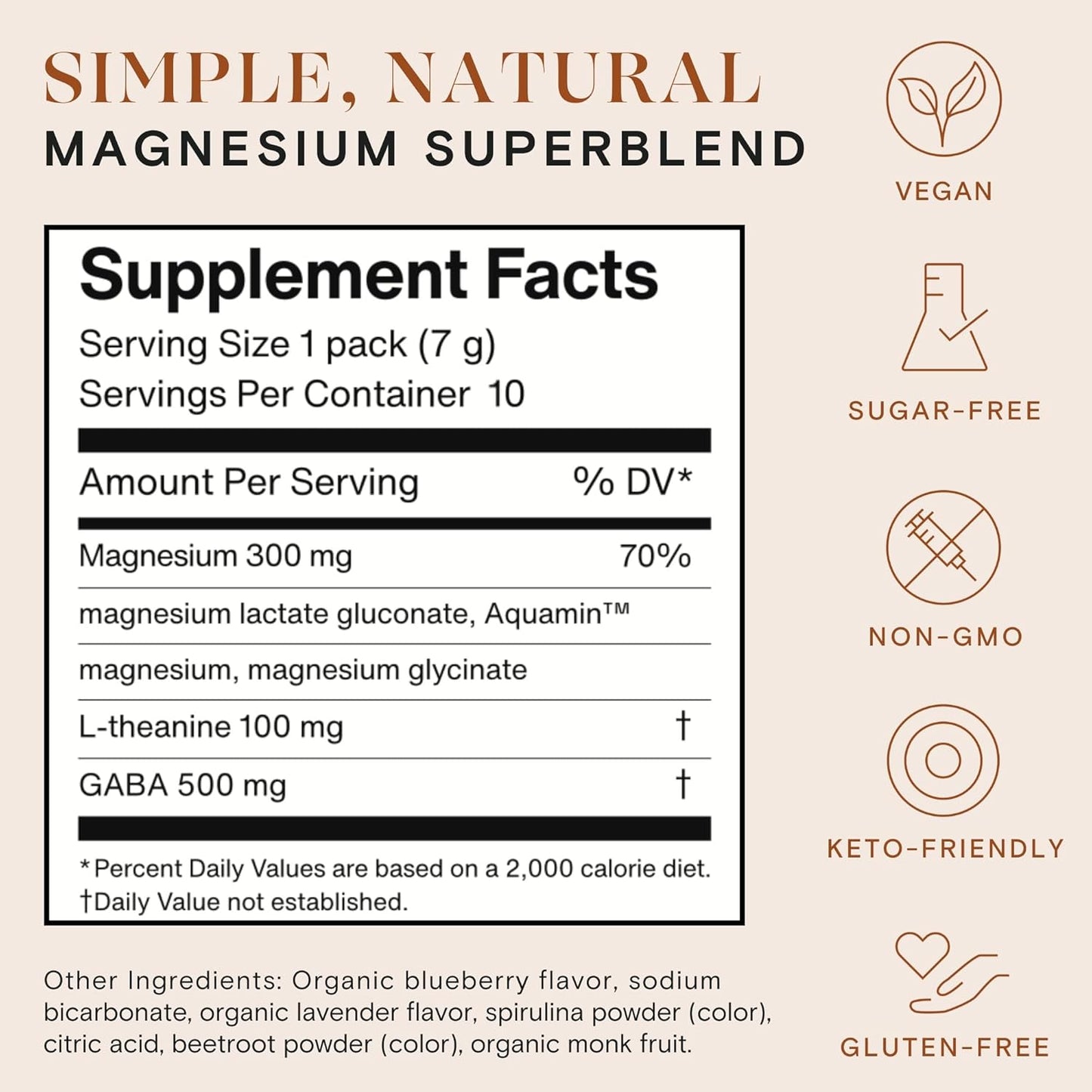 mellö Magnesium Supplement Superblend Powder - Magnesium Glycinate with L-Theanine, GABA, and Trace Minerals - Supports Sleep, Relaxation, and Balanced Energy - Pomegranate Flavor, 10-Pack, Singles