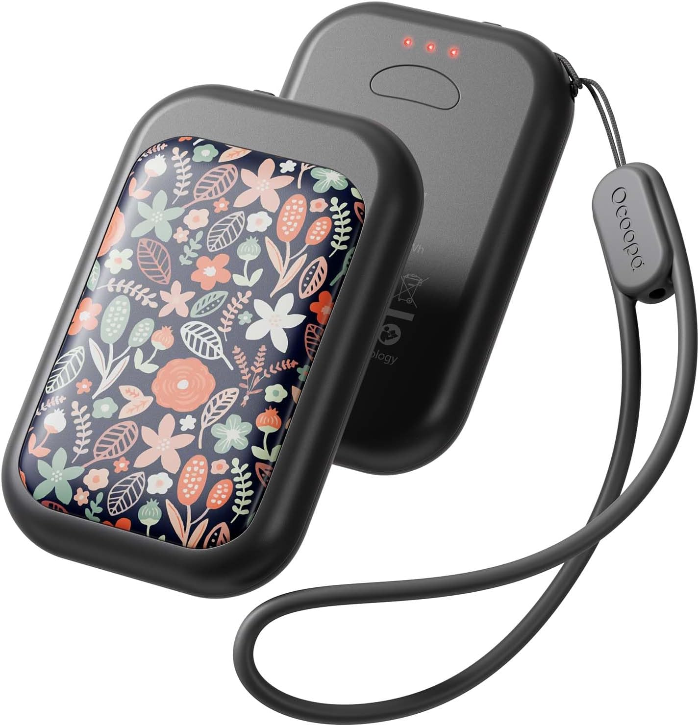 OCOOPA Magnetic Rechargeable Hand Warmers 2 Pack, Card-Style Electric AI Hand Warmers 5000mAh, Pocket Portable Hands Heater, UL Certified, for Men Women, Hunting Essentials, UT4 Young