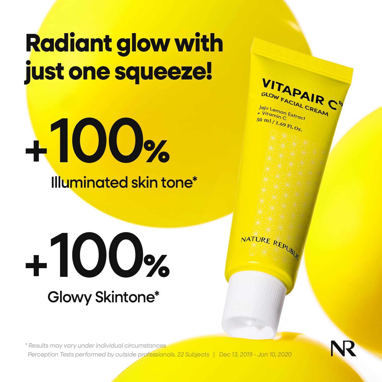 Nature Republic Vitapair C Glow Facial Cream | Vitamin Moisturizer for Radiance & Glow