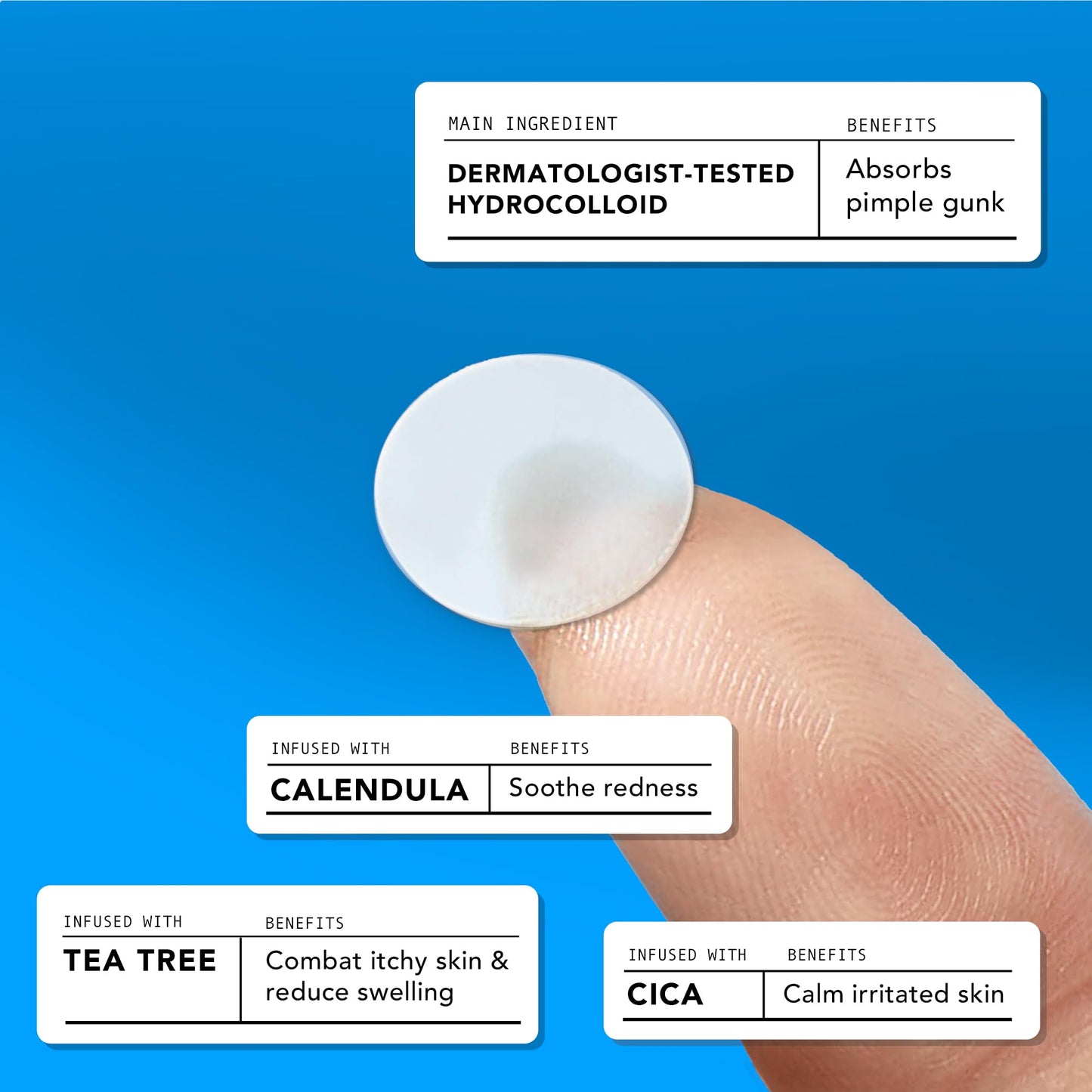 AVARELLE Original Hydrocolloid Acne Patches Korean Skincare 300 Count Bulk