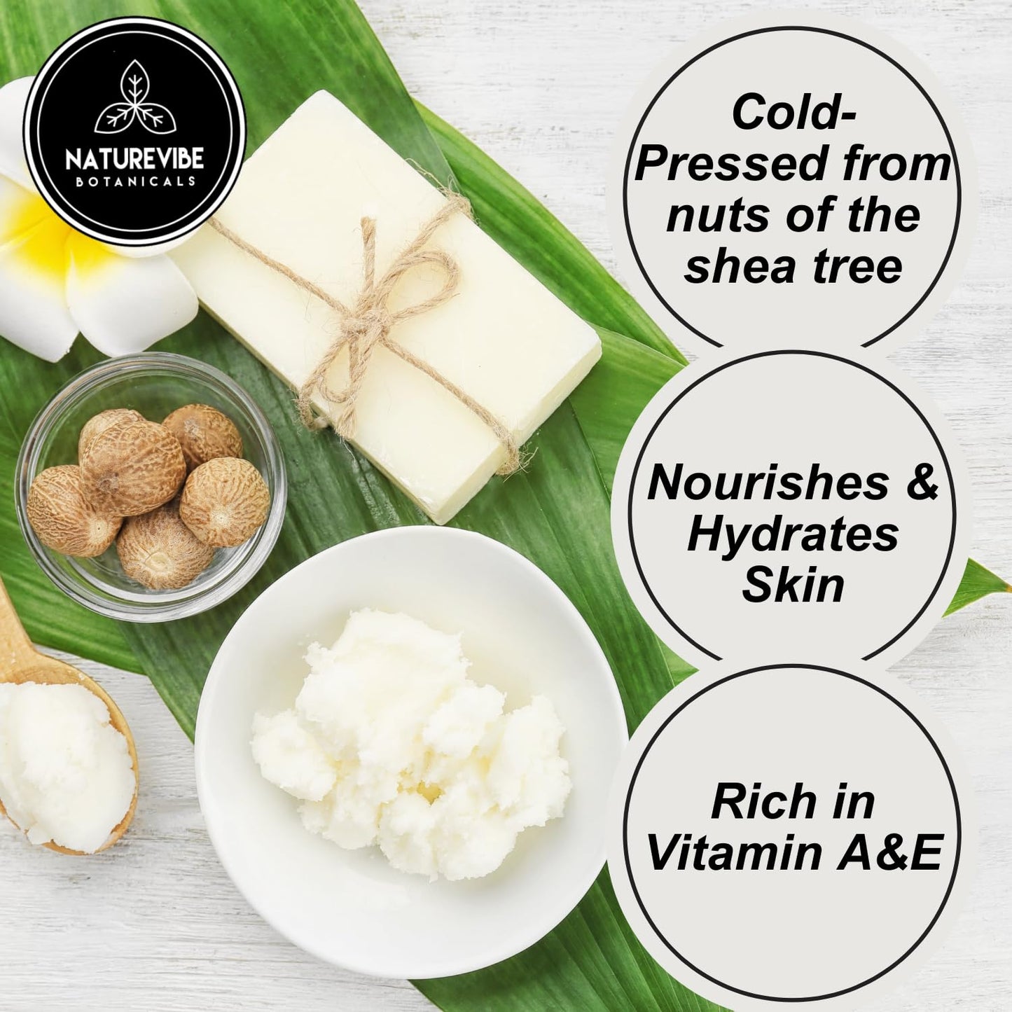 Naturevibe Botanicals Shea Nut Oil 32 Ounces | 100% Pure and Natural | Great for Skin Care and Hair Care