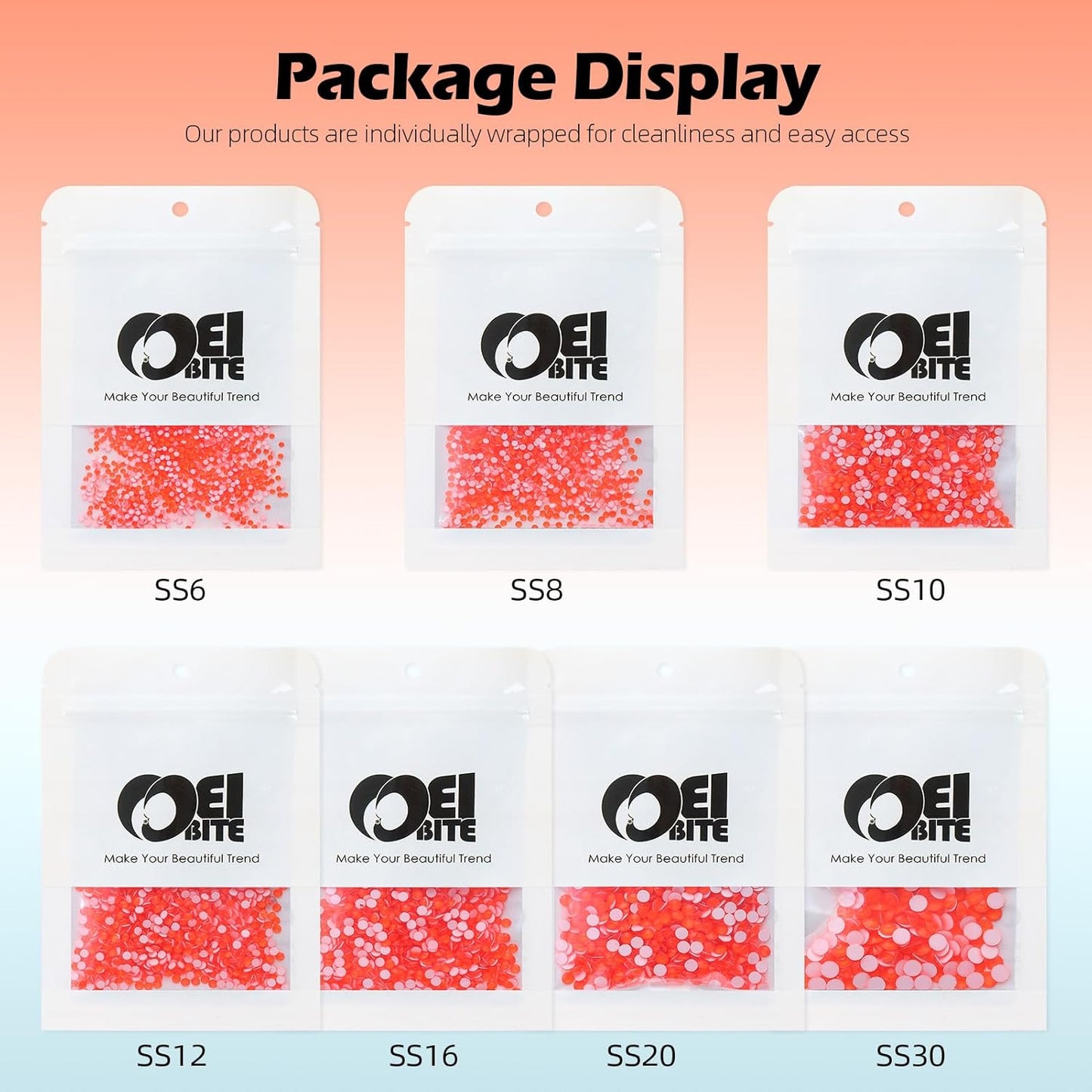 Neon Hyacinth Flatback Rhinestones, Glass Rhinestones for Nail Art and Craft, Glue Fix, Loose Crystal Gemstones(Neon Hyacinth, SS20, 1440pcs, 4.6-4.8mm)