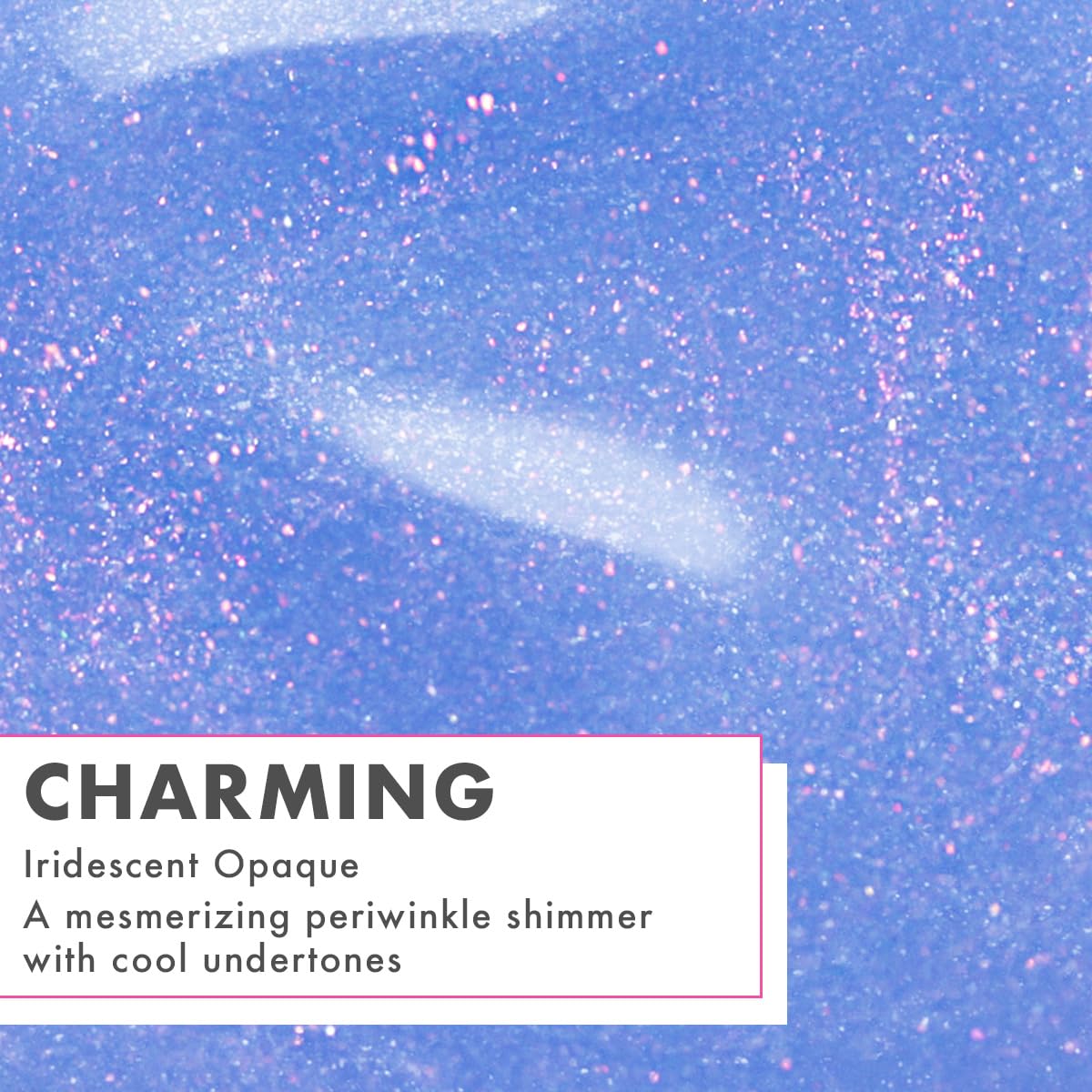 Olive & June Quick Dry Nail Polish | Instant, Fast-Drying, Smudgeproof Color | 15-free, Vegan, Cruelty-Free Formula | Lasts up to 5 Days | Salon-Quality Manicure at Home | Charming Periwinkle Shimmer