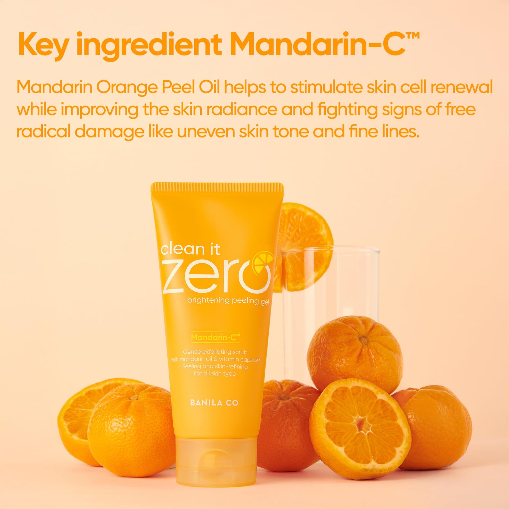 BANILA CO Clean it Zero Brightening Peeling Gel - Exfoliating (4.05 fl oz)