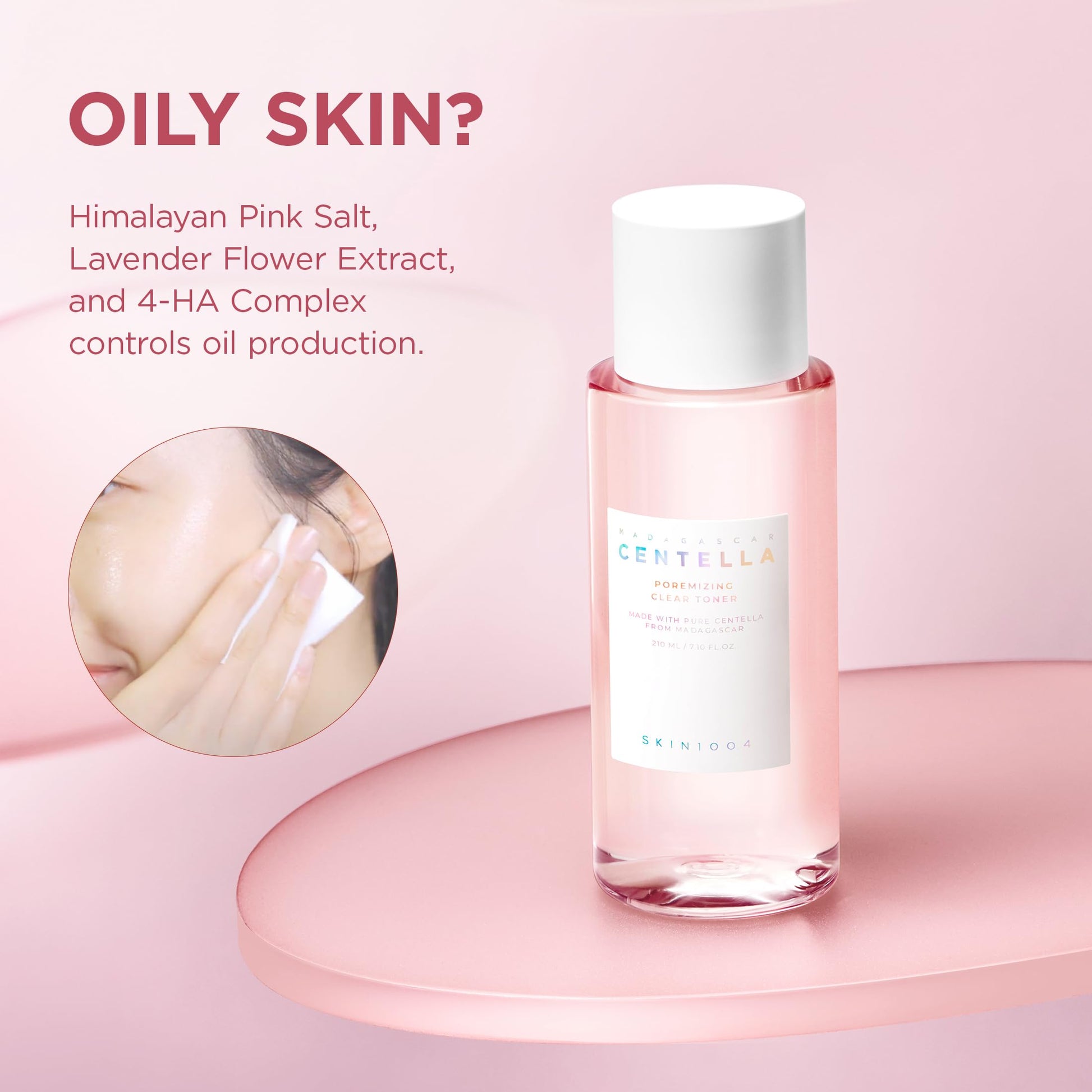 SKIN1004 Poremizing Clear Toner 7.10 fl.oz, 210ml, Korean Face Toner with Himalayan Pink Salt &