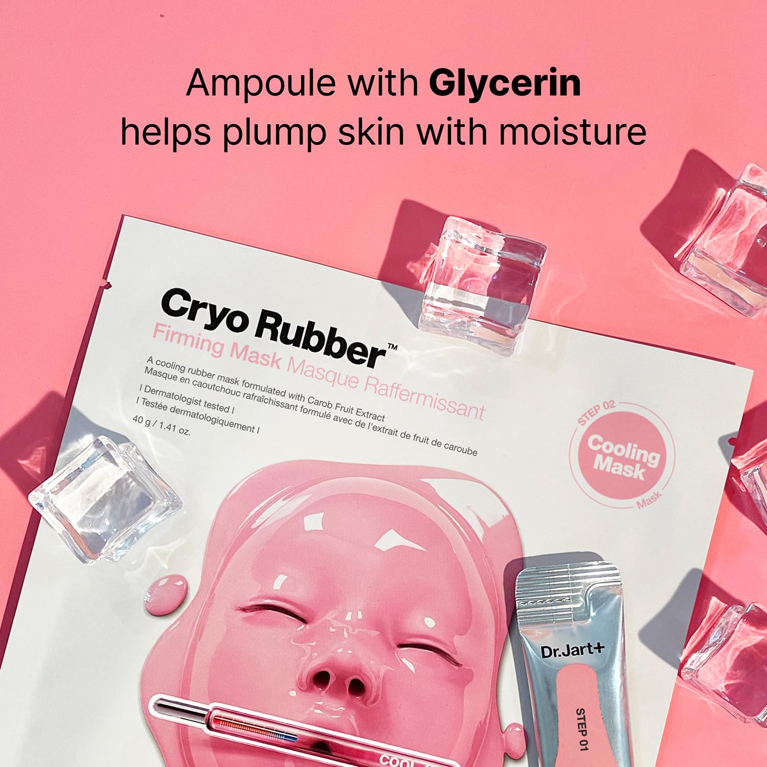 Dr.Jart+ Cryo Rubber Firming Korean Face Mask with Moisturizing Glycerin | Korean Skin Care |