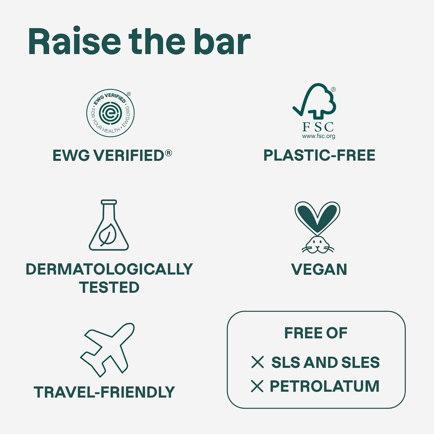 ATTITUDE Moisture Rich Shampoo Bar, Natural Origin, for Ultra Dry and Damaged Hair, Castor Oil & Pink Clay, EWG Verified & Clean ingredients, Vegan, Coconut & Wild Berries, 4 Oz