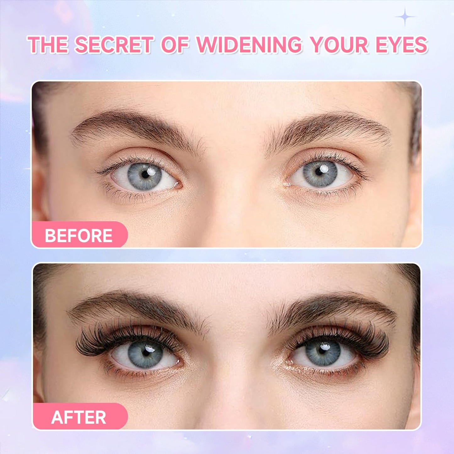 DIY Lash Clusters Kit 240pcs Natural Eyelash Extension Kit, 8-16mm 60D 80D Individual Lashes Kit with Lash Bond and Seal, Lash Extension Kit for Self Use (60D&80D, 0.07D, 8-16mm, Kit)