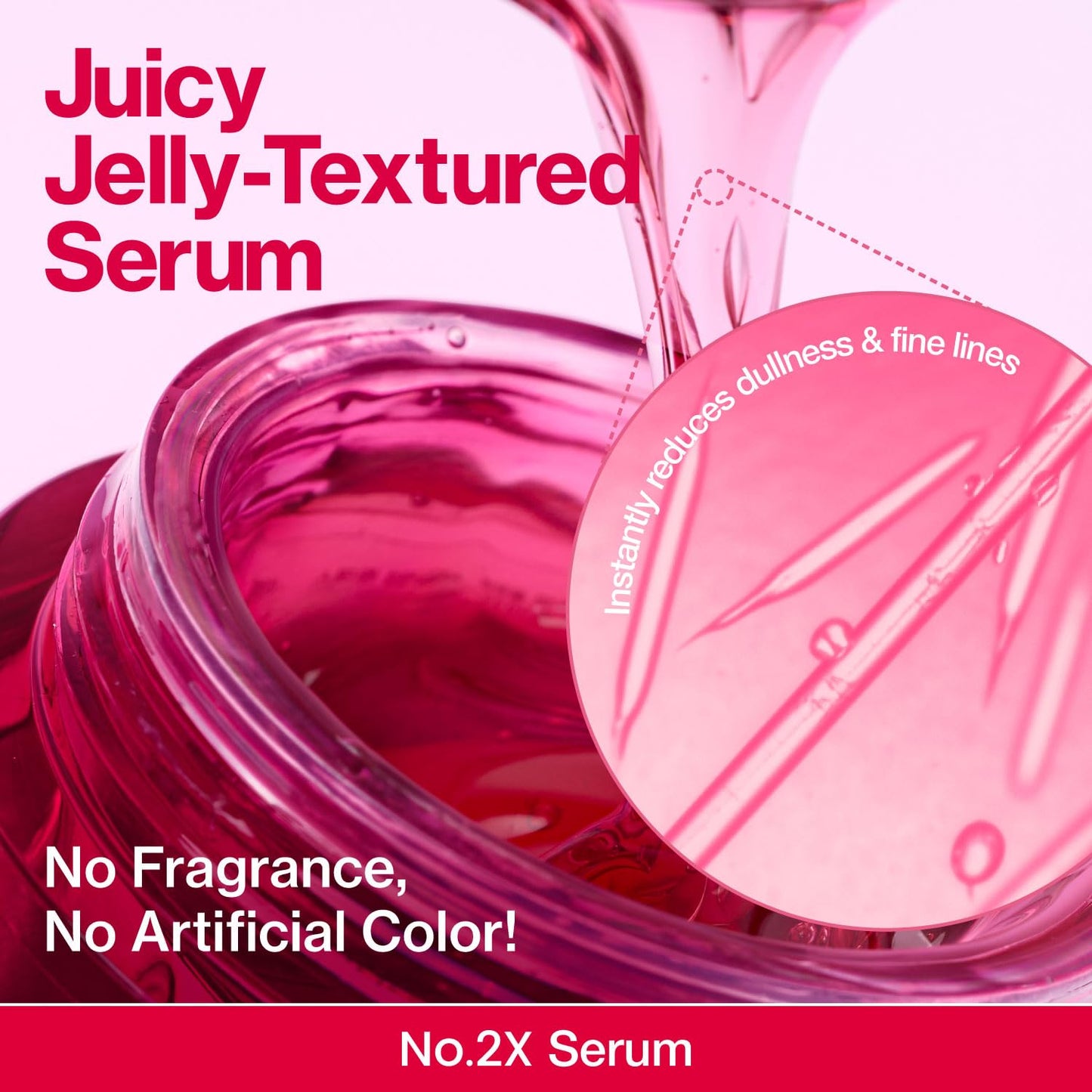 numbuzin No.2X Rose PDRN Collagen Plumping Serum, Collagen Spicule Serum for Firming & Volume Glow