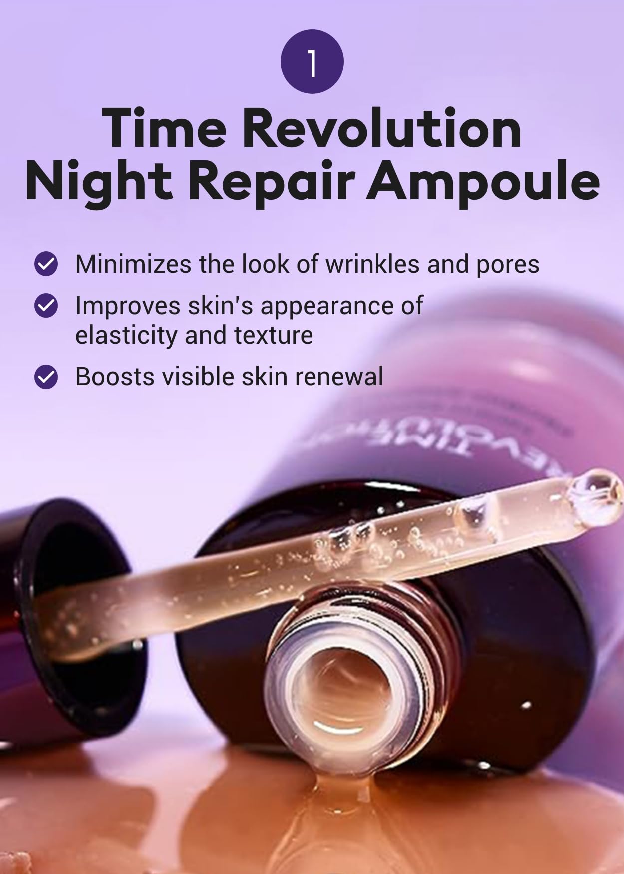 MISSHA Time Revolution Night Repair 5X Gift Set, Ampoule Cream Essence