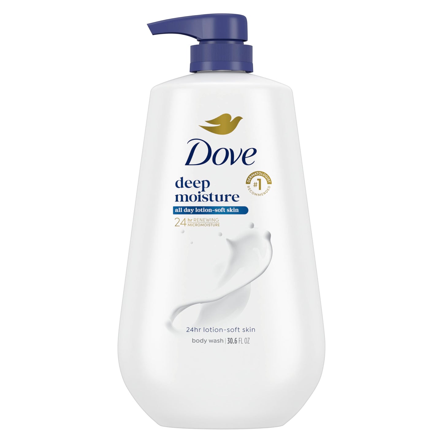 Dove Body Wash Body Wash Deep Moisture 30.6 oz Pump, Sulfate Free
