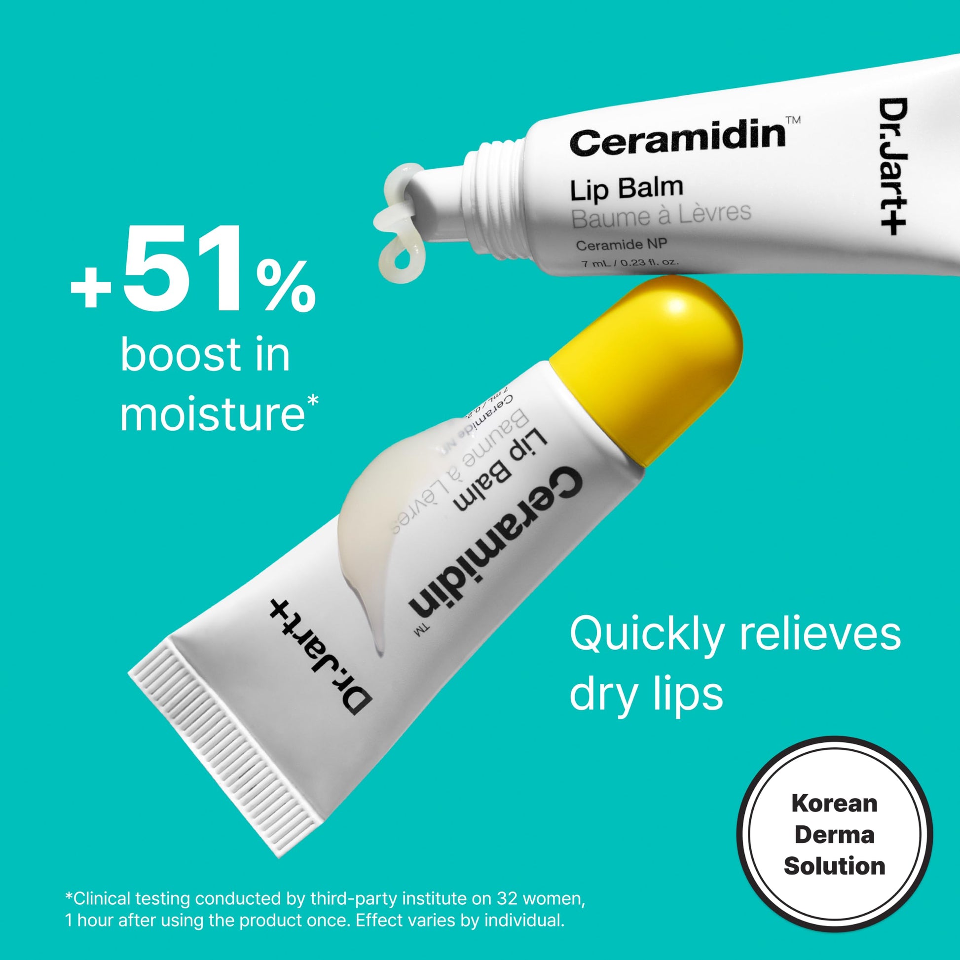 Dr.Jart+ Ceramidin Jelly Korean Lip Balm with Ceramides | Korean Skin Care, 0.23 Fl Oz