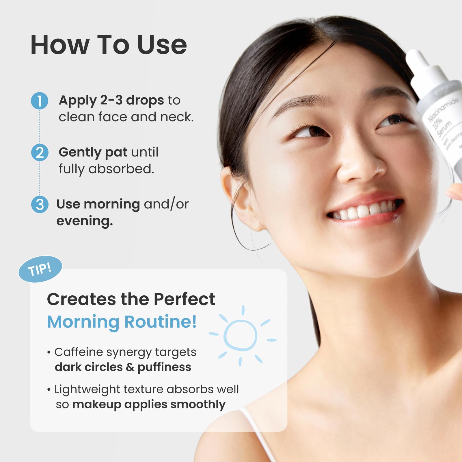 The Face Shop Alltimate Niacinamide 10% Serum for Face with Caffeine & Peptide, Korean Skin Care