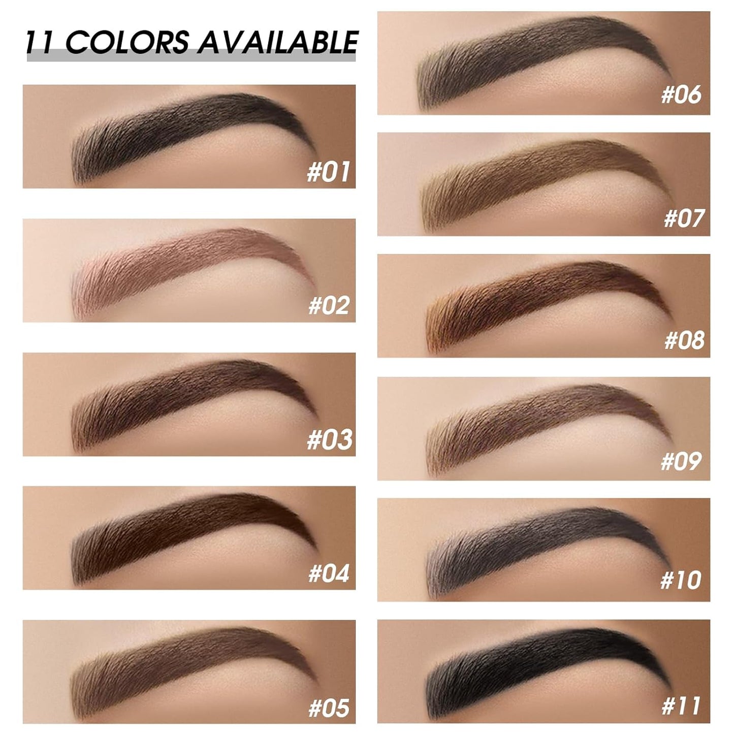 2Pcs Brow Pomade Set with Dual-ended Eyebrow Brush, High pigment Water proof Natural finish Eyebrow Makeup Set with Eyebrow Brush for Women and Girls（08#）