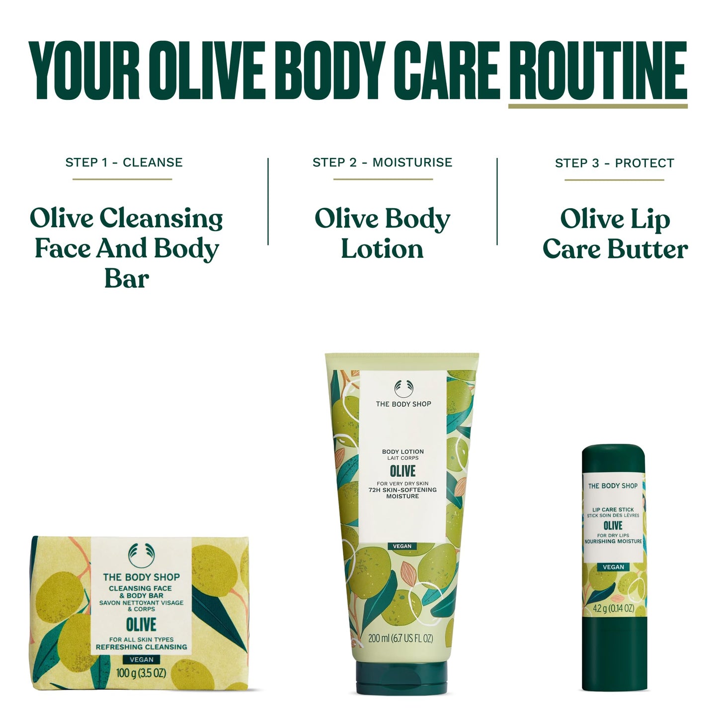 The Body Shop Olive Soap, 3.5 Ounce
