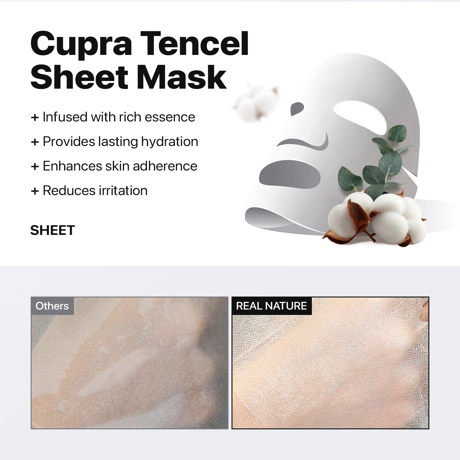 Nature Republic Real Nature Sheet mask set (10 Pack) | Moisturizing & Soothing Facial Masks with