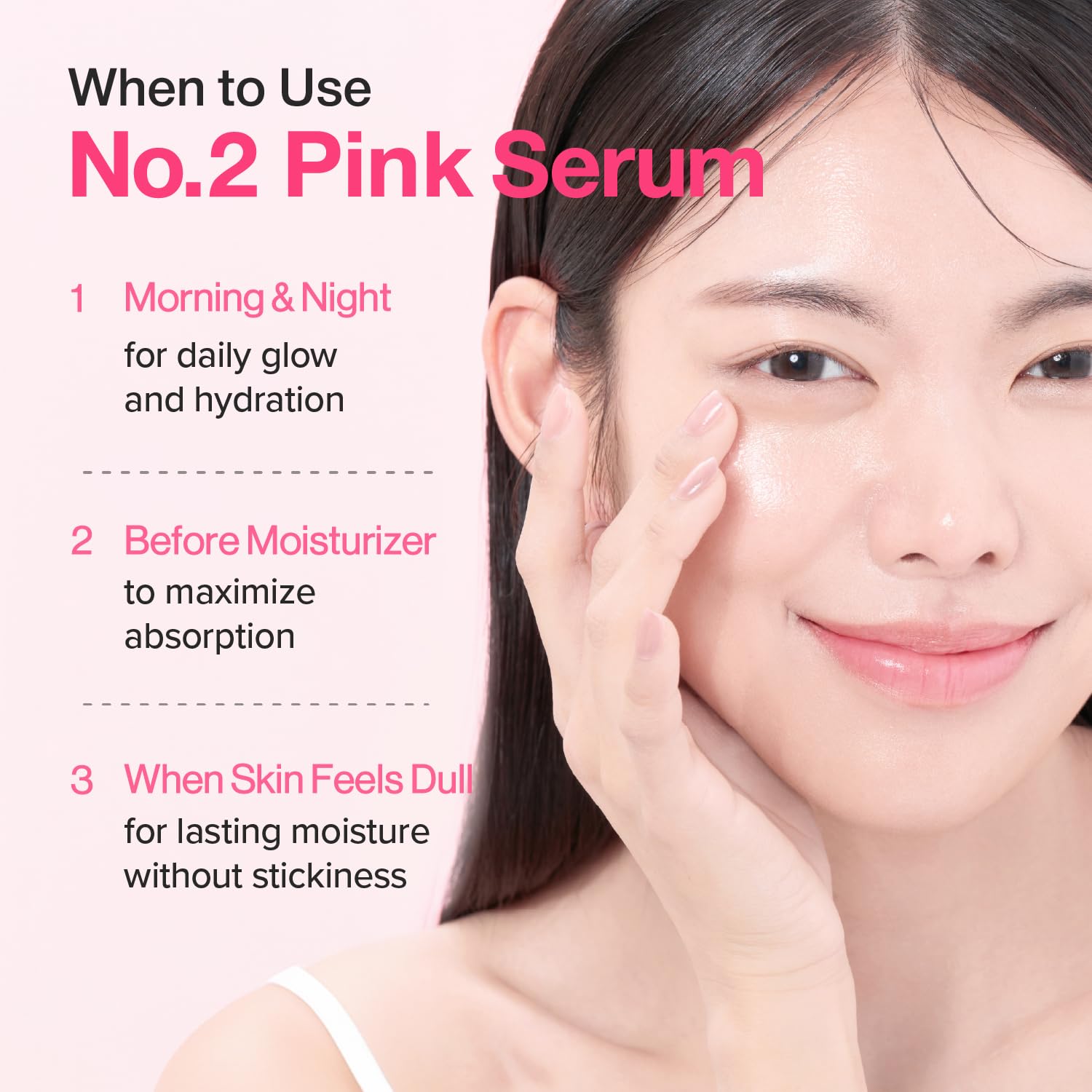 numbuzin No.2 Rose PDRN Collagen Plumping Serum, Hydrating & Firming Serum with Peptides, Plump