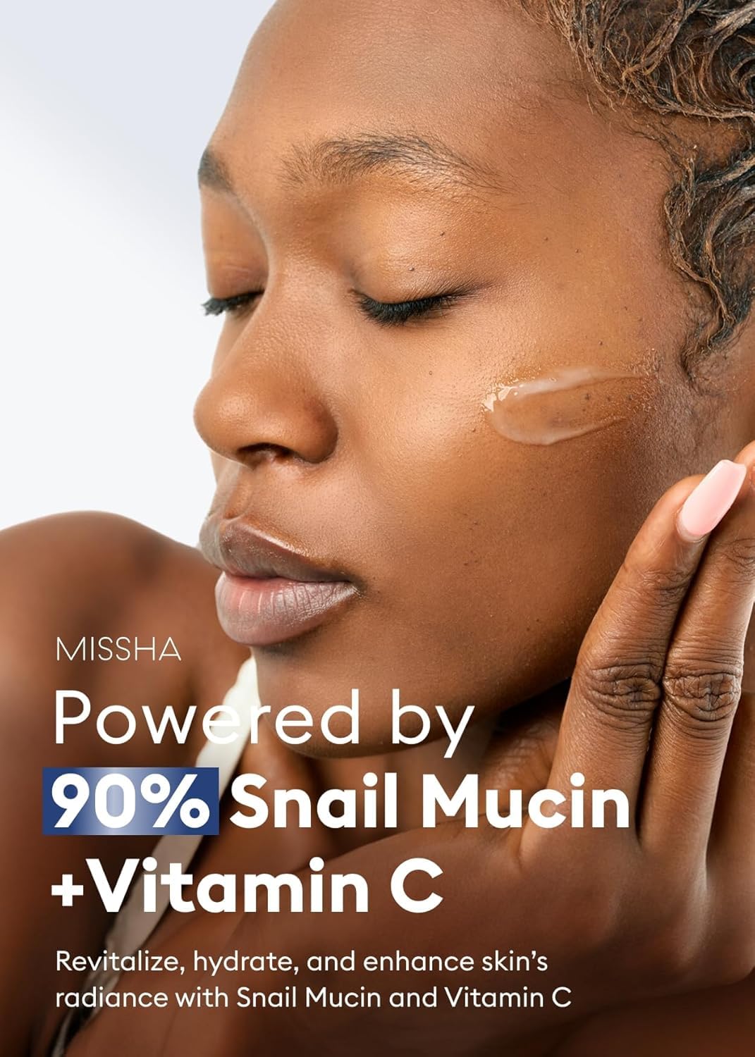 MISSHA Cell Renew Snail Mucin Vitamin C Cream Korean Moisturizer 1.69 oz