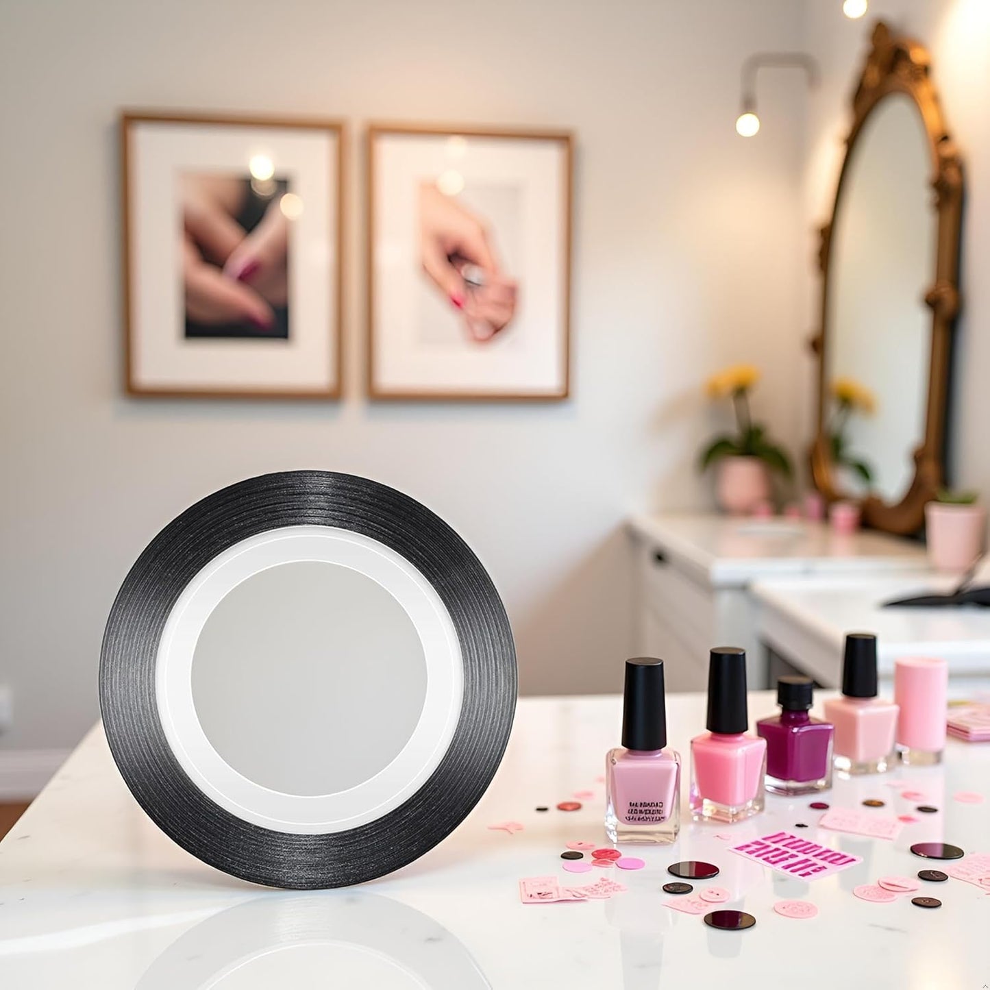 1Pc Nail Art Striping Tape Line Black Nail Art Decoration Nail Sticker Nail Striping Decal Foil Tips Tape Line Manicure Salon DIY Home Nail Art Striping Tape Lines