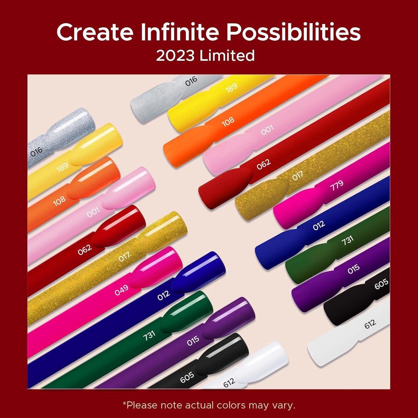 MEFA Gel Nail Polish Set, 12 Colors Gel Nail Kit Pink Red Black Glitter White Blue Yellow Purple Collection with Classic Color for Starters Nail Art Manicure at Home DIY Salon Gifts