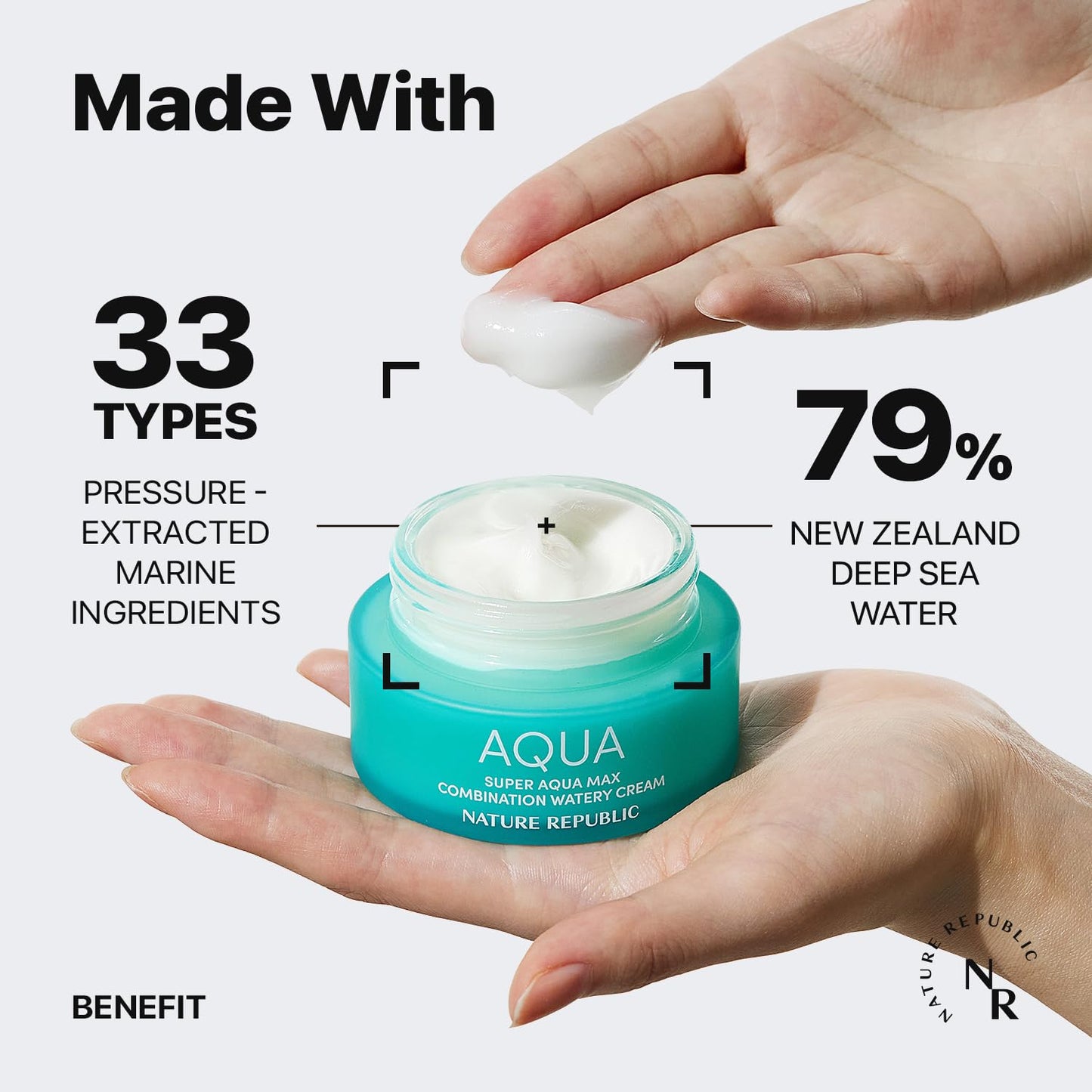 Nature Republic Super Aqua Max Combination Watery Cream_2.7 Fl Oz_for combination skin type