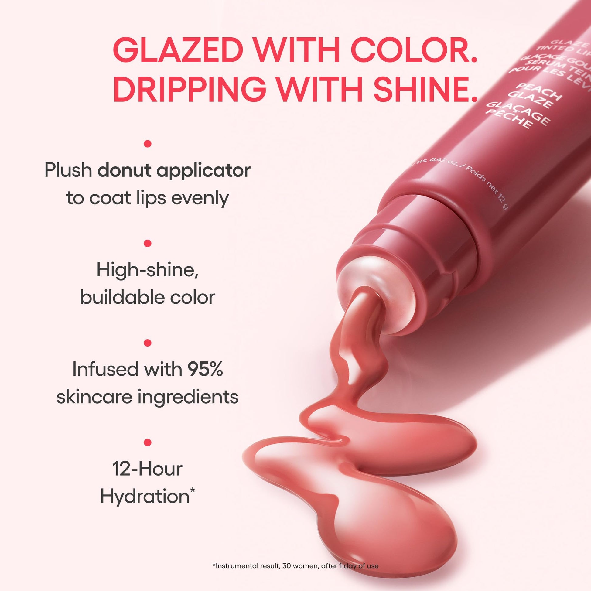 LANEIGE Glaze Craze Tinted Lip Serum, Strawberry Sprinkles: Hydrating Serum for Glossy,Nourished