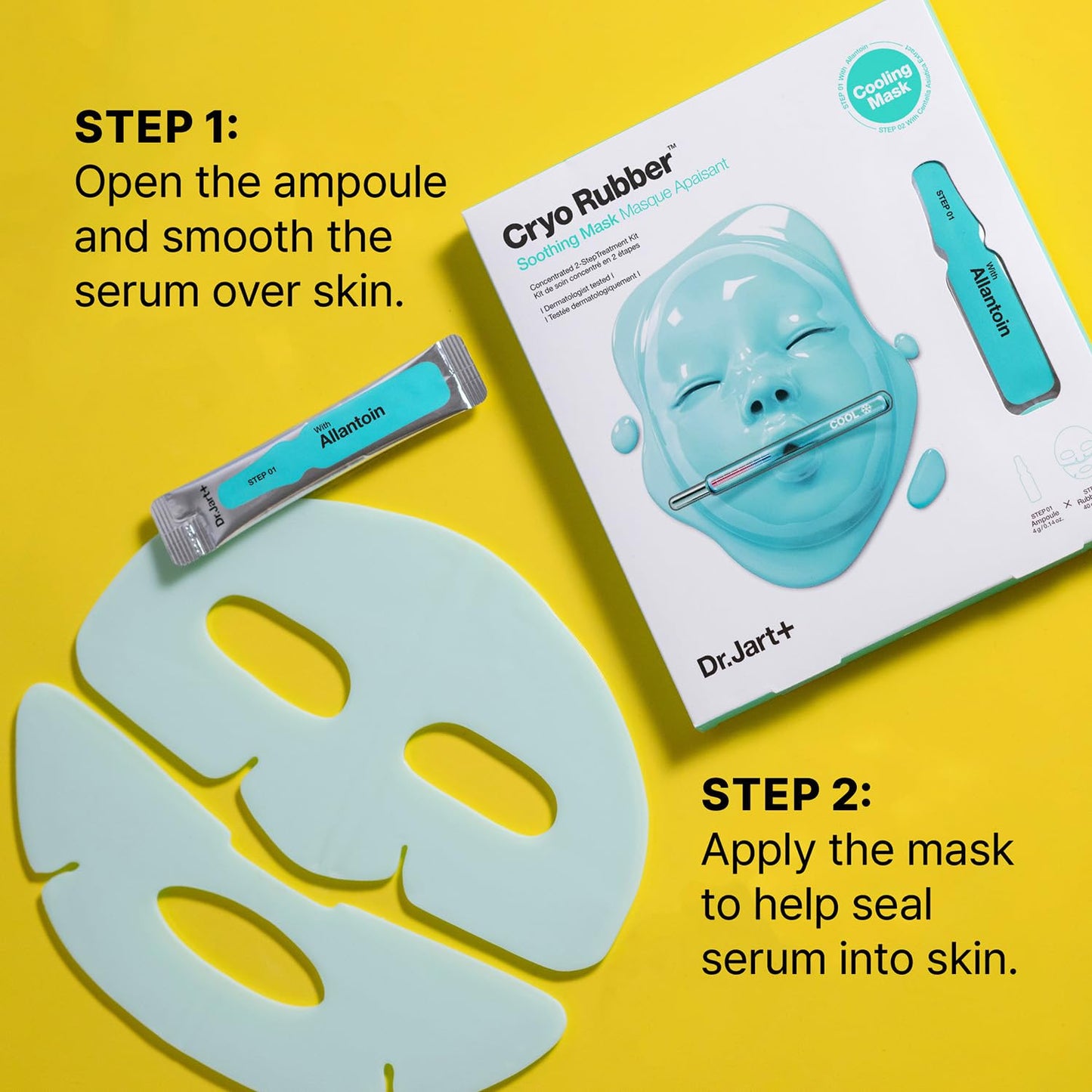 Dr.Jart+ Cryo Rubber Soothing Korean Face Mask | Hydrates and Reduces Redness | Korean Skin Care |